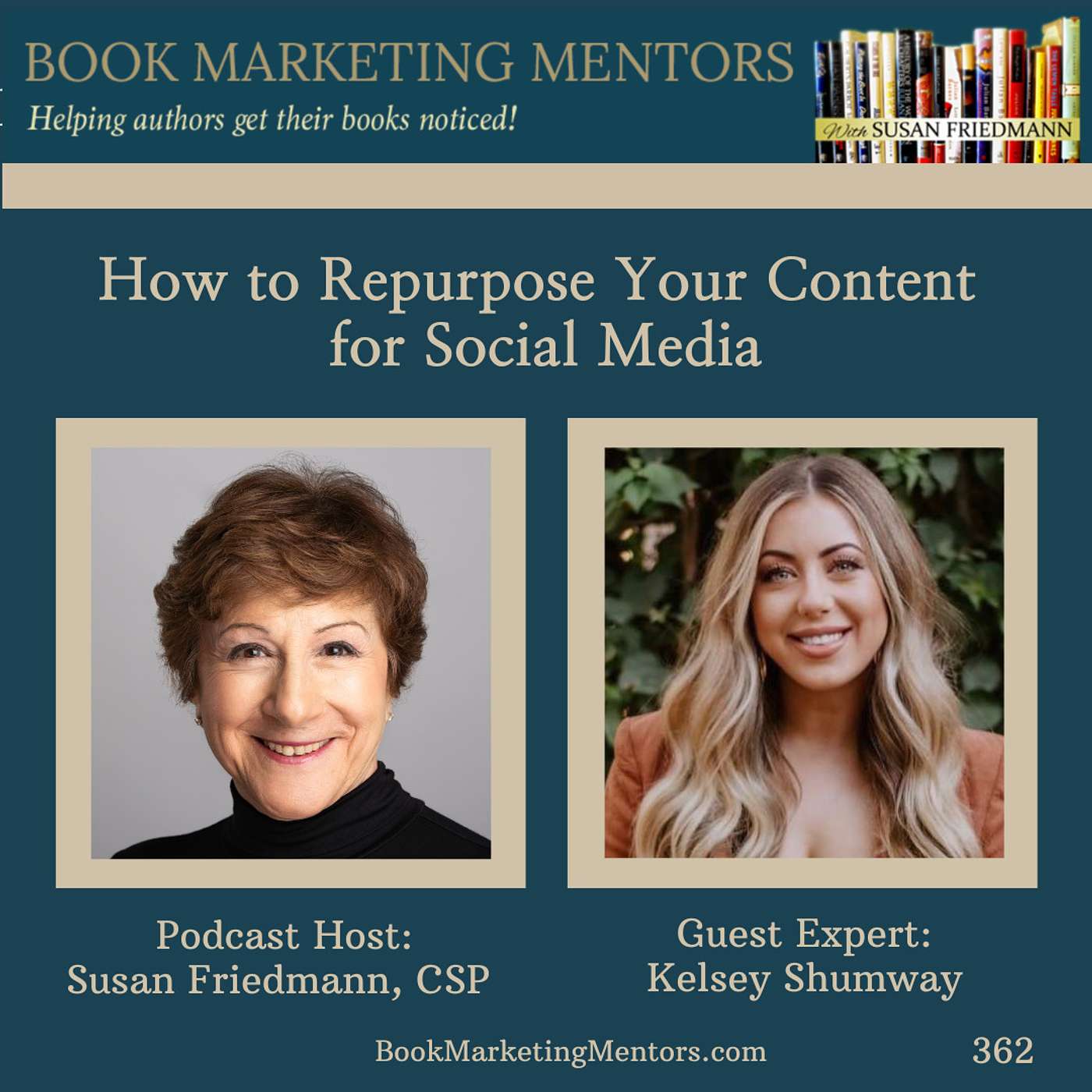 How to Best Repurpose Your Content for Social Media - BM362 - podcast episode cover