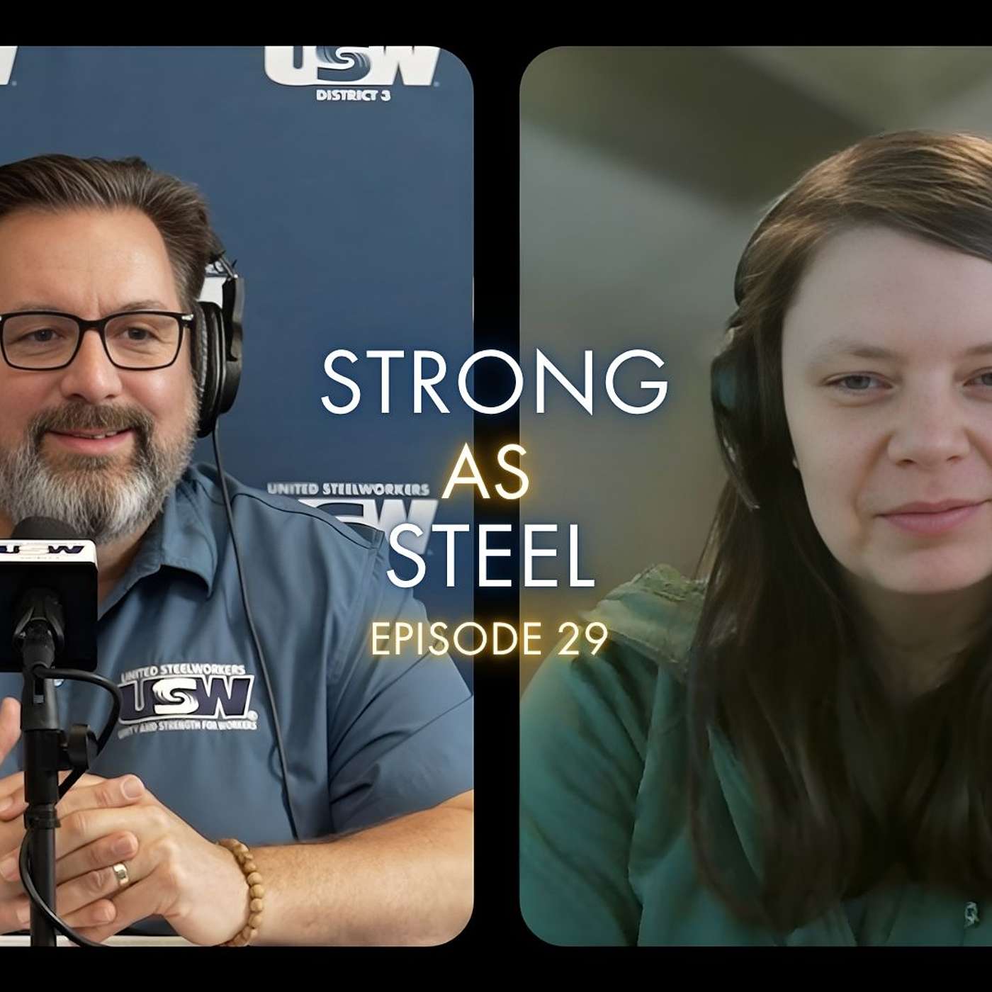 USW D3 Strong as Steel Podcast E29 with Director Scott Lunny and Meg Gingrich episode artwork