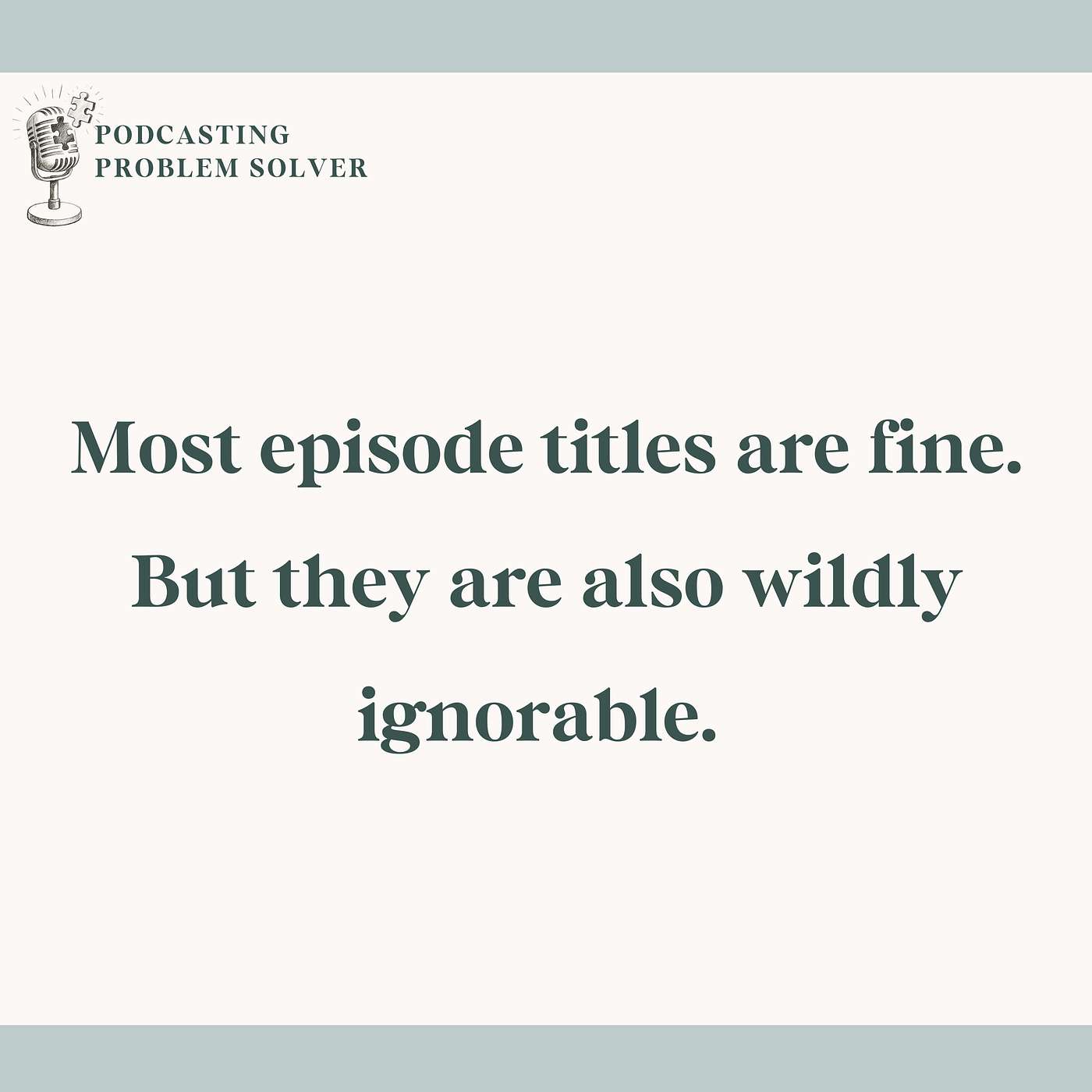 Podcast Growth and SEO Strategies for Entrepreneurs | Podcasting Problem Solver