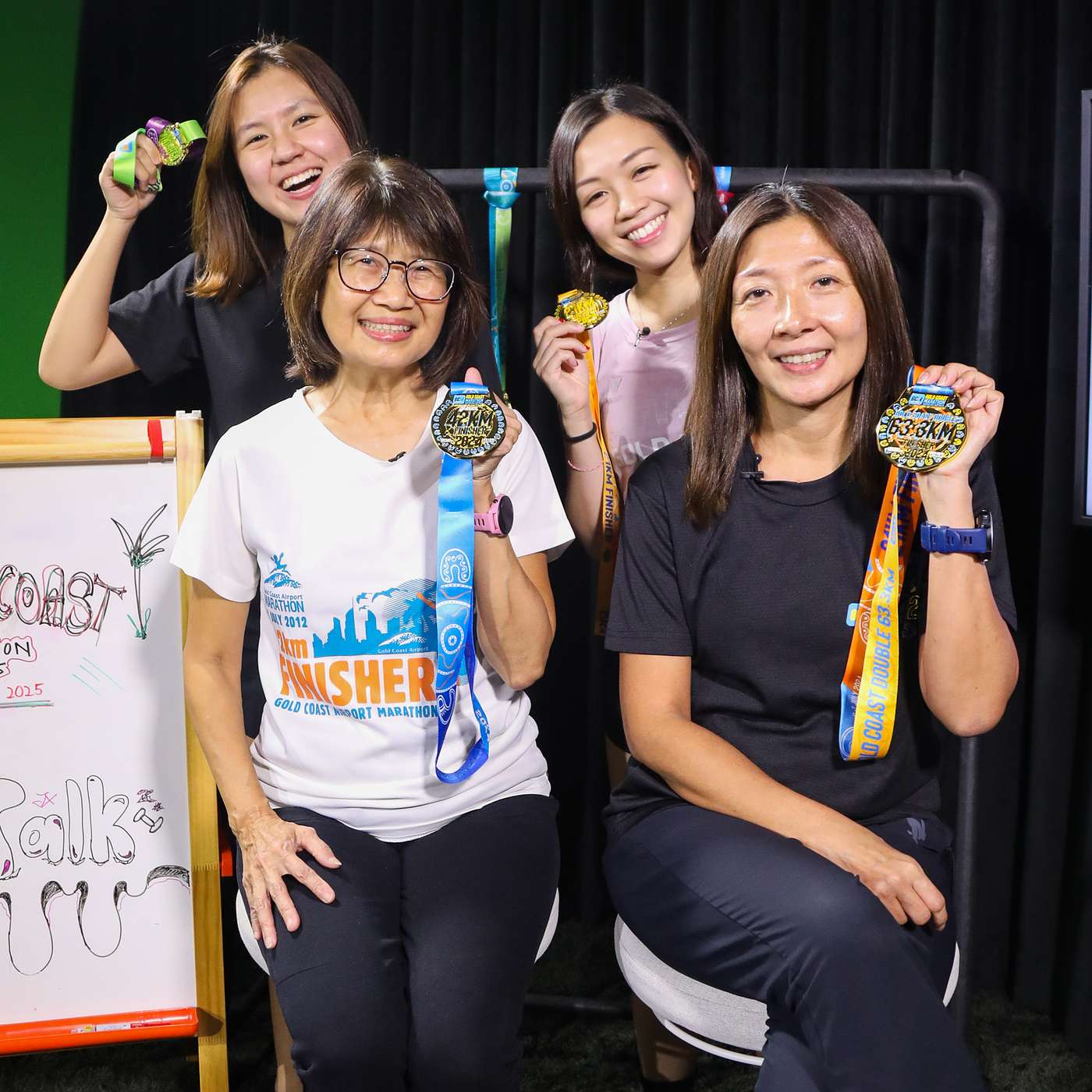 Is Gold Coast Marathon the Ultimate Runners' Paradise? : Fit Talk Podcast with Chermaine and JX [Ep 6] ft. Doris Teo and April Cheong episode artwork