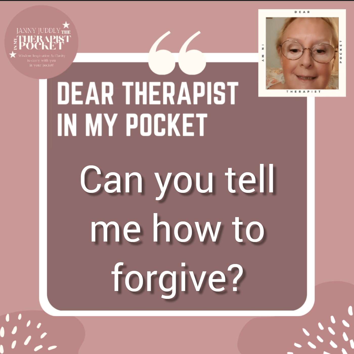 Janny Juddly, The Therapist in my Pocket\'s Podcast