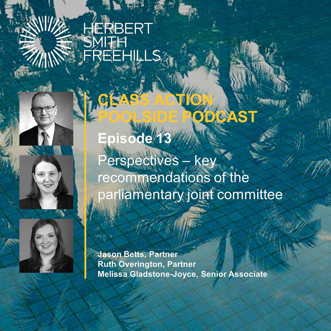 Class Action Poolside EP13: Perspectives – Key recommendations of the parliamentary joint committee episode artwork