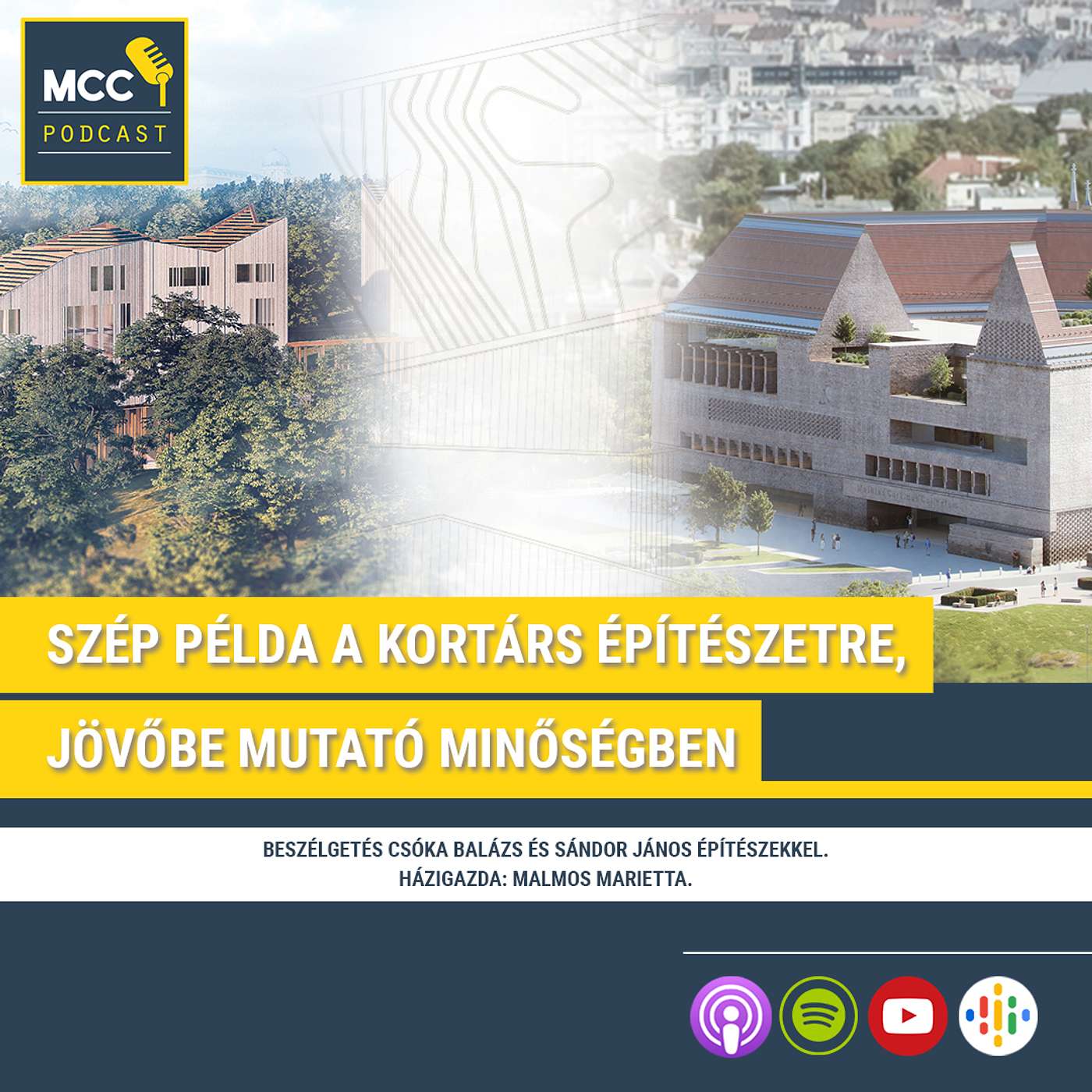 Szép példa a kortárs építészetre, jövőbe mutató minőségben - Beszélgetés Csóka Balázs és Sándor János építészekkel episode artwork
