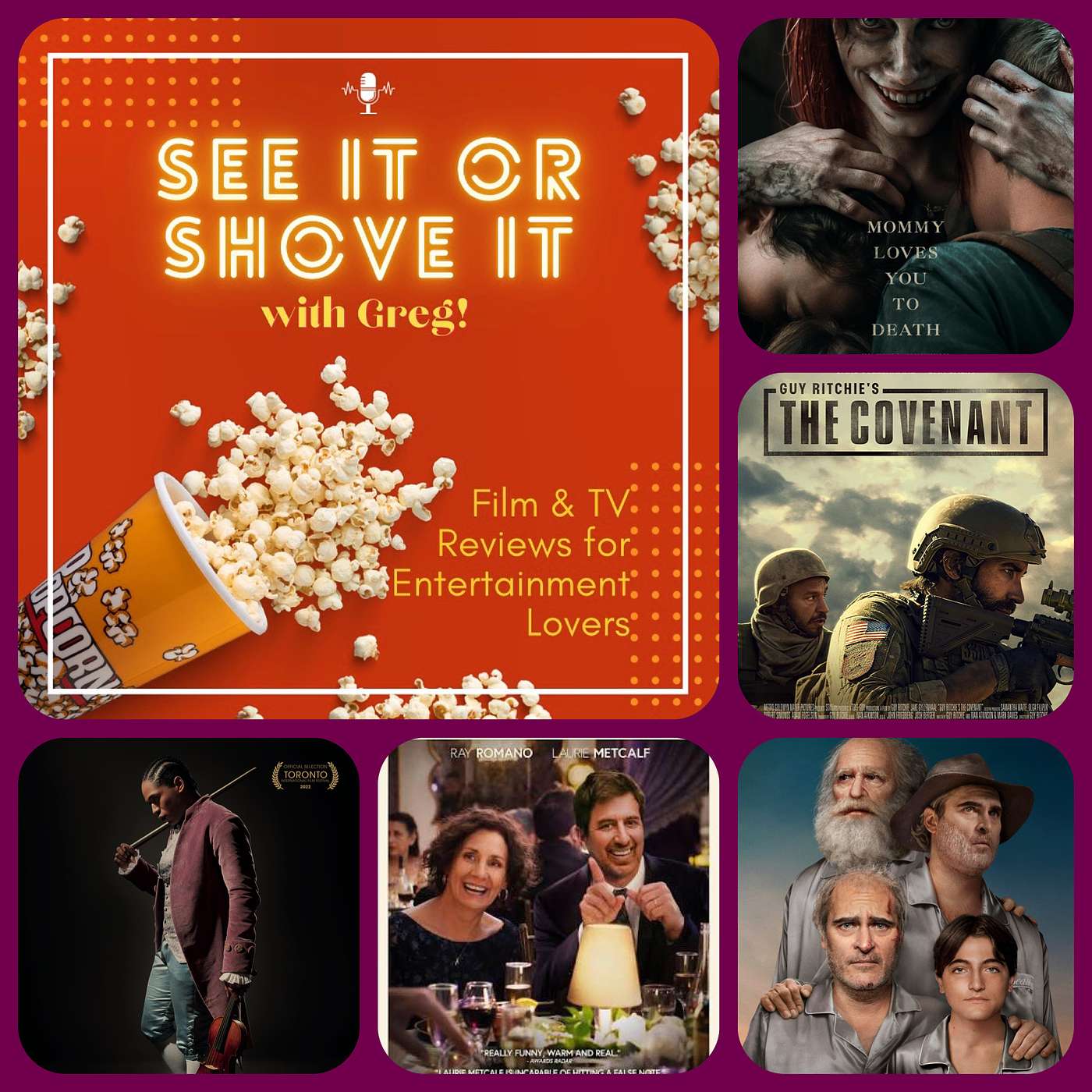 Episode 76: Evil Dead Rise, Guy Ritchie's The Covenant, Beau is Afraid, Somewhere in Queens, Chevalier, Oscar Got it Wrong, BKR: The Artist episode artwork