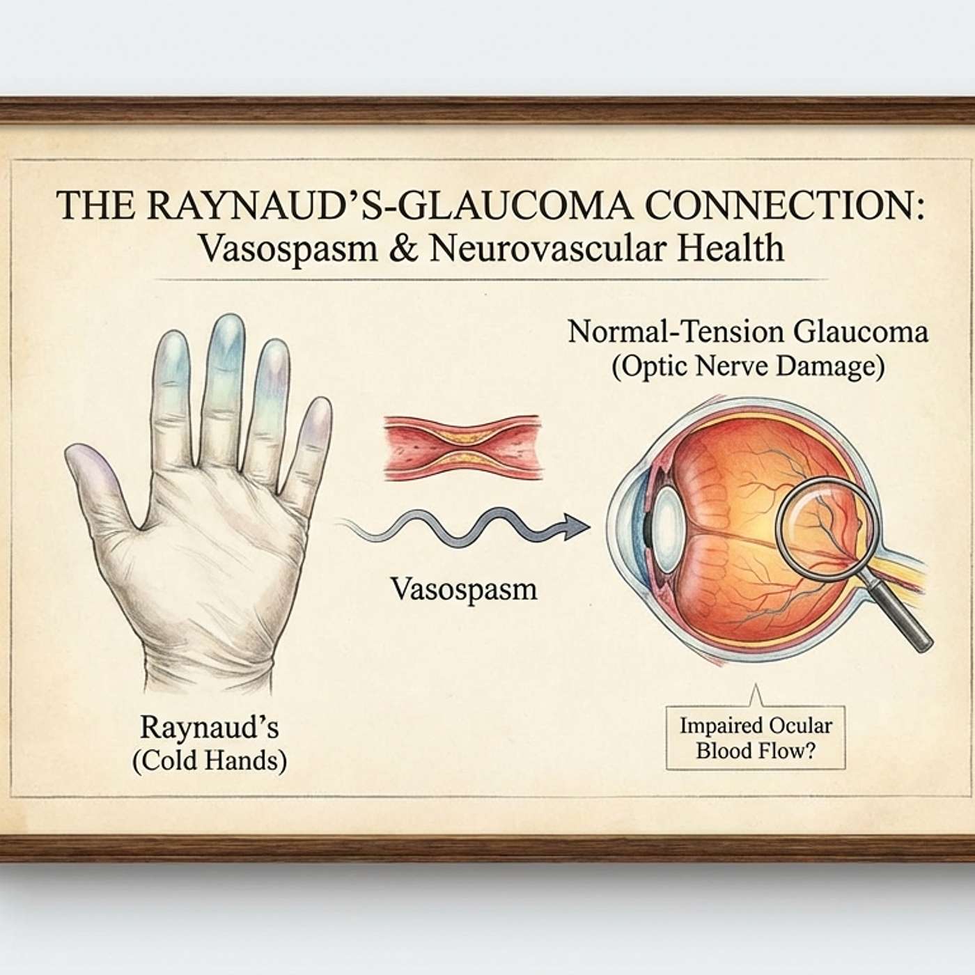 Vasospasm, Cold Hands, and Normal-Tension Glaucoma: The Raynaud’s Connection episode artwork