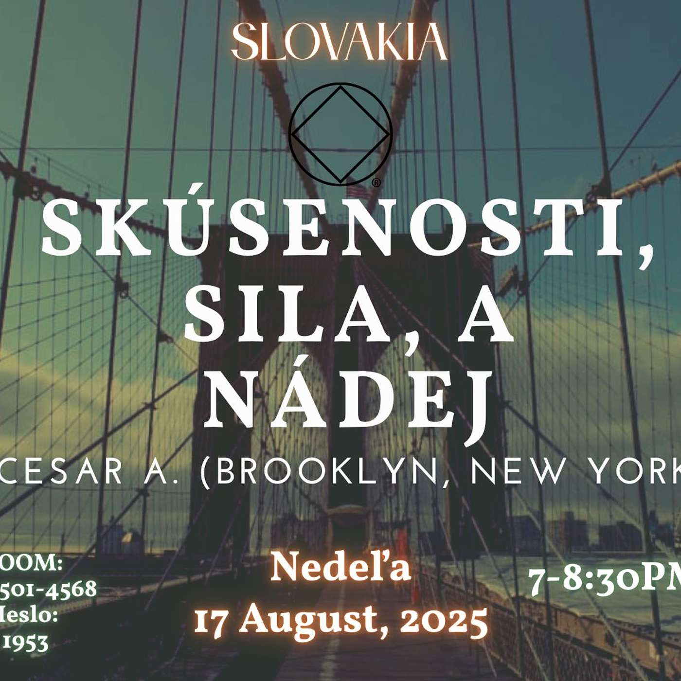 Skúsenosti, sila a nádej - Cesar A. (Brooklyn, New York, USA) - 17. 8. 2025 episode artwork