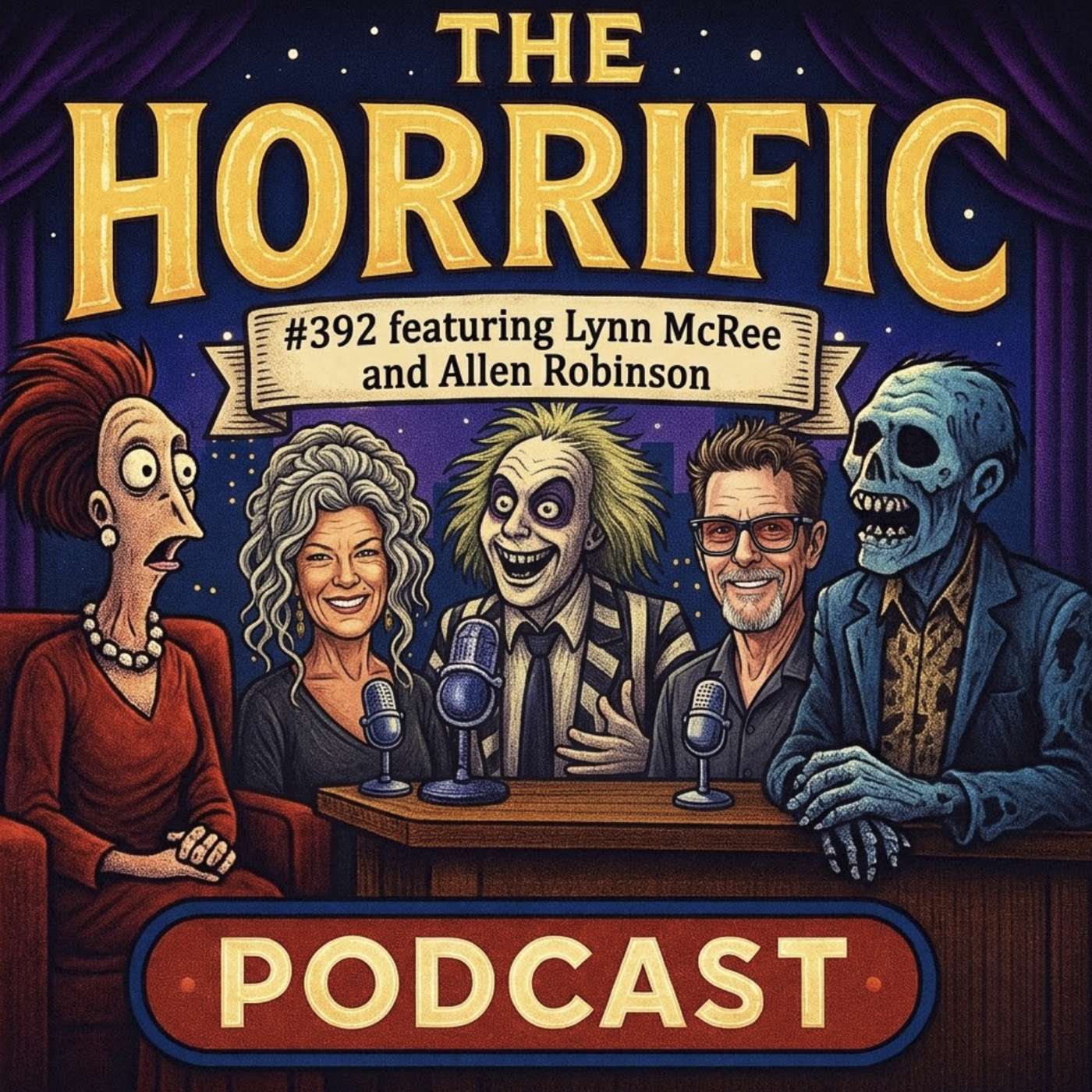 The Horrific Podcast #392 – Lynn McRee & Allen Robinson episode artwork