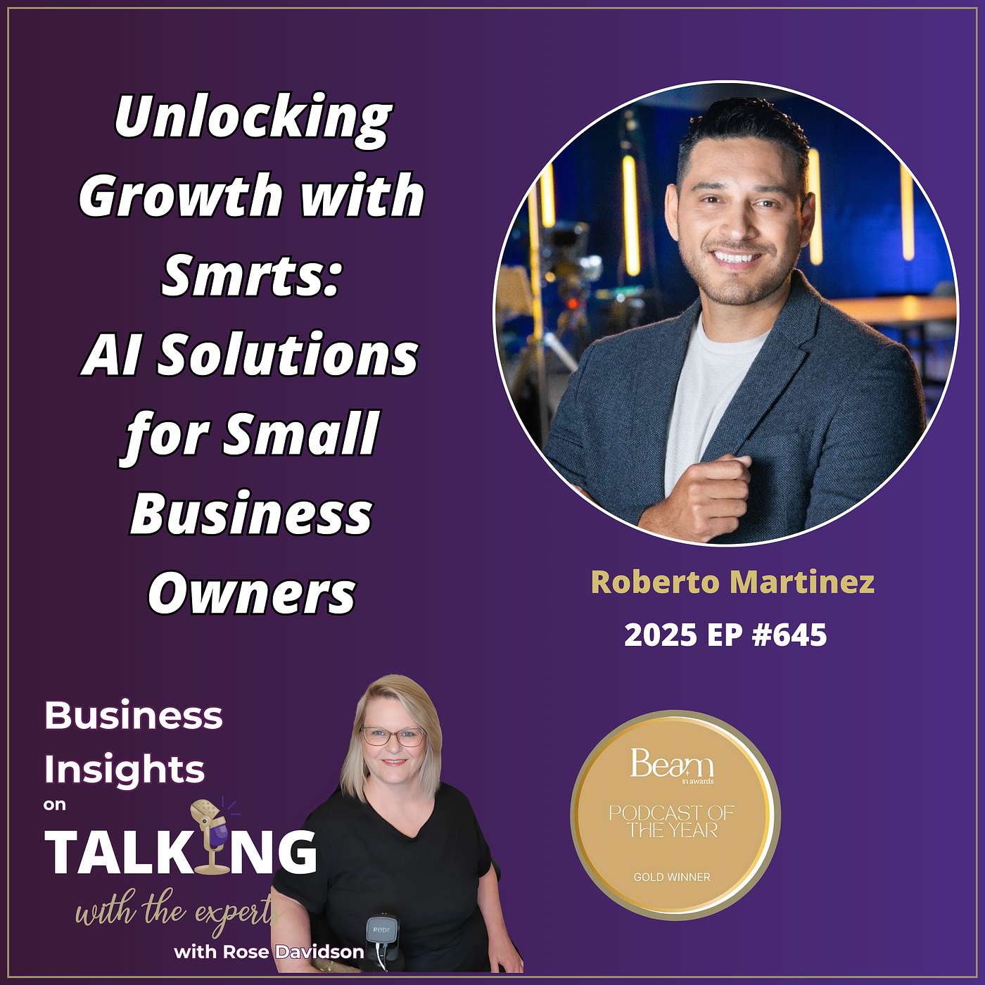 #645 Unlocking Growth with Smrts: AI Solutions for Small Business Owners #645 Unlocking Growth with Smrts: AI Solutions for Small Business Owners