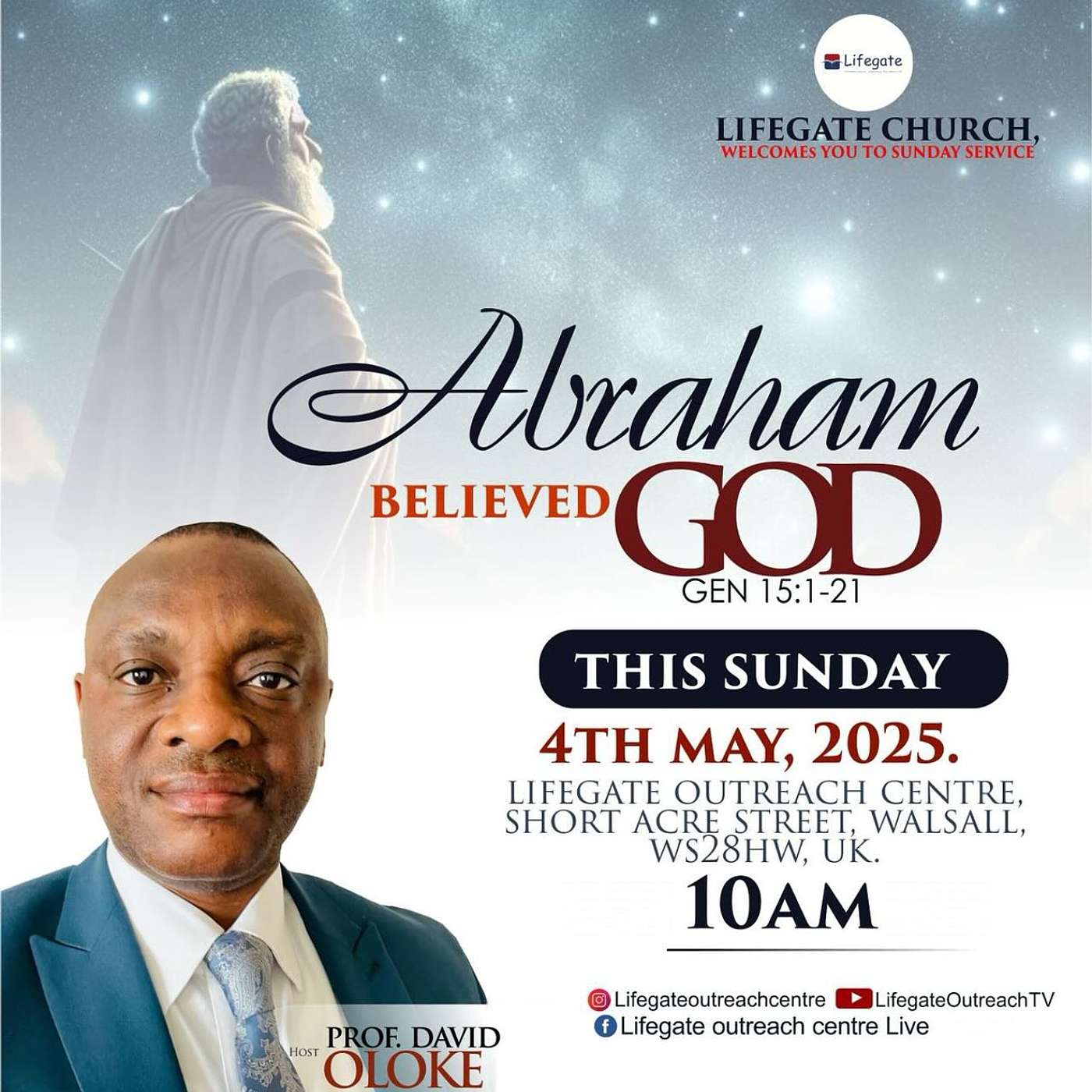 Abraham believed God - Lifegate Church - 4.5.25 episode artwork
