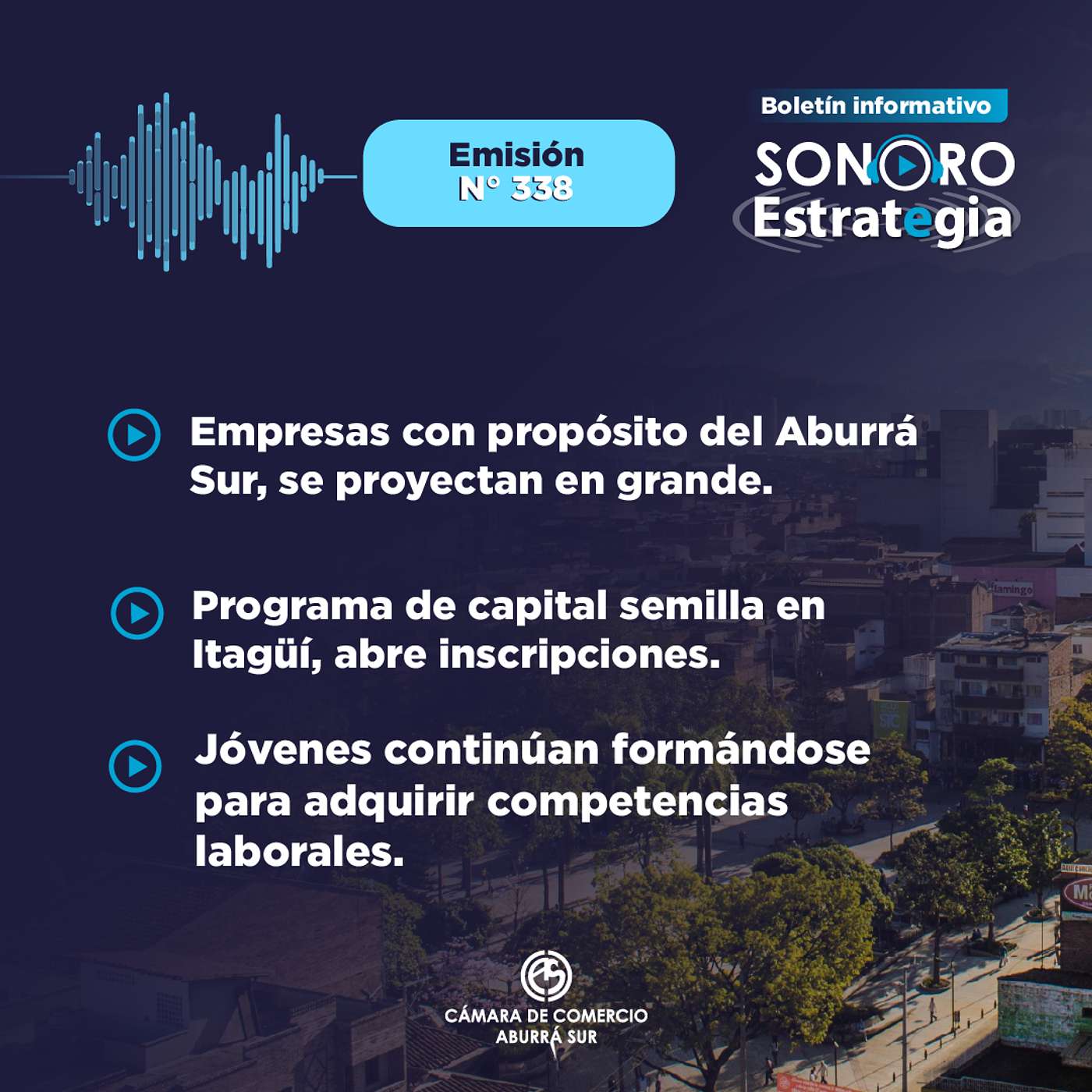 Boletín Sonoro Estrategia N°338 – Agosto 22 de 2025 episode artwork