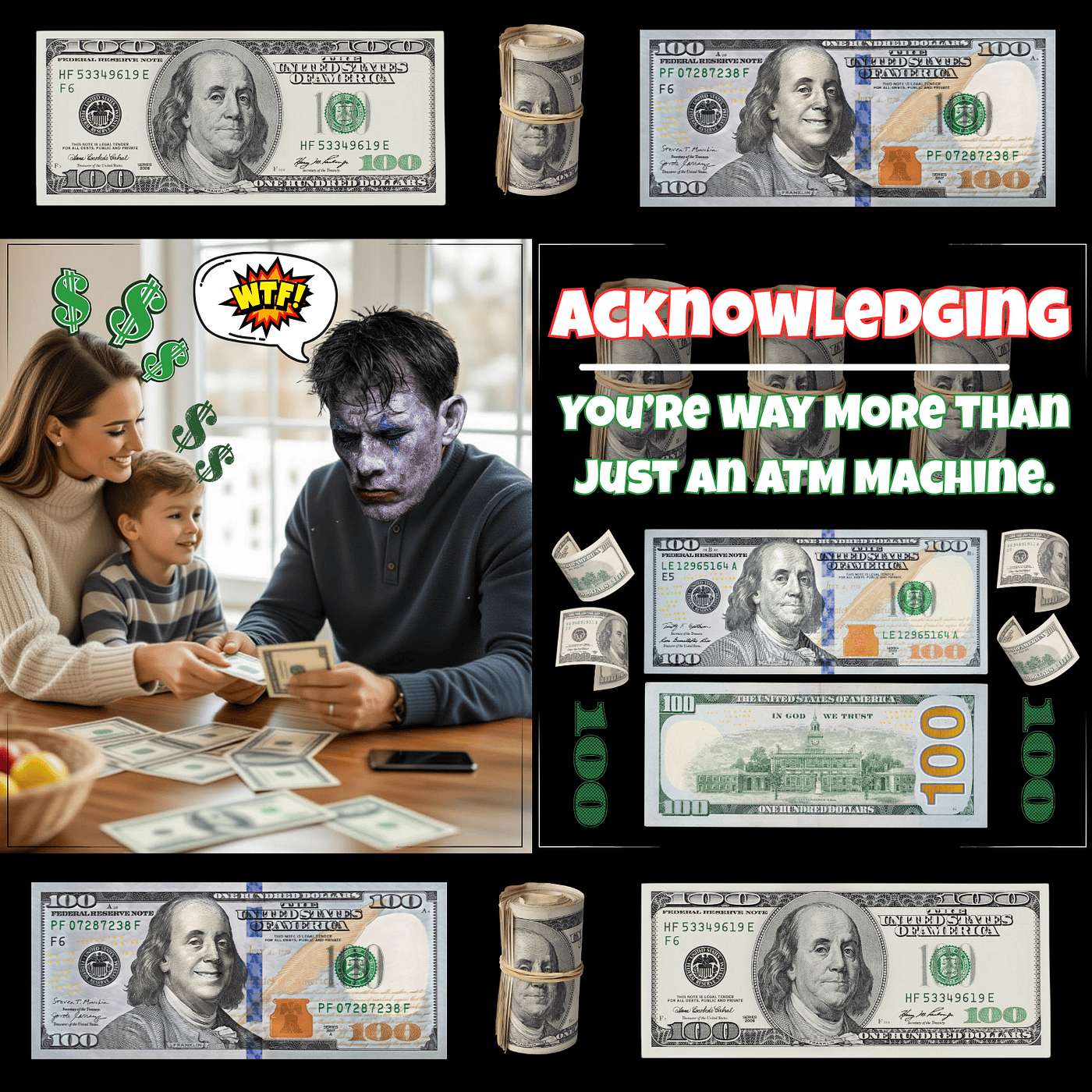 Acknowledging Your More Than Just An ATM Machine.