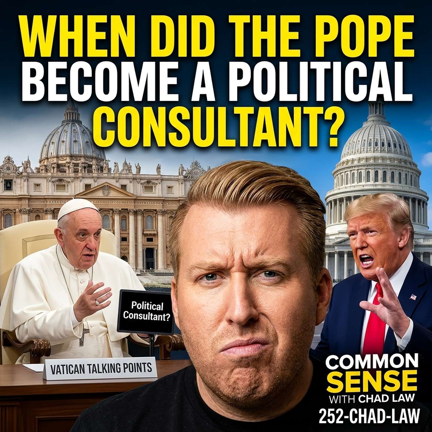 When Did The Pope Become a Political Consultant? | Wacky Wednesday episode artwork