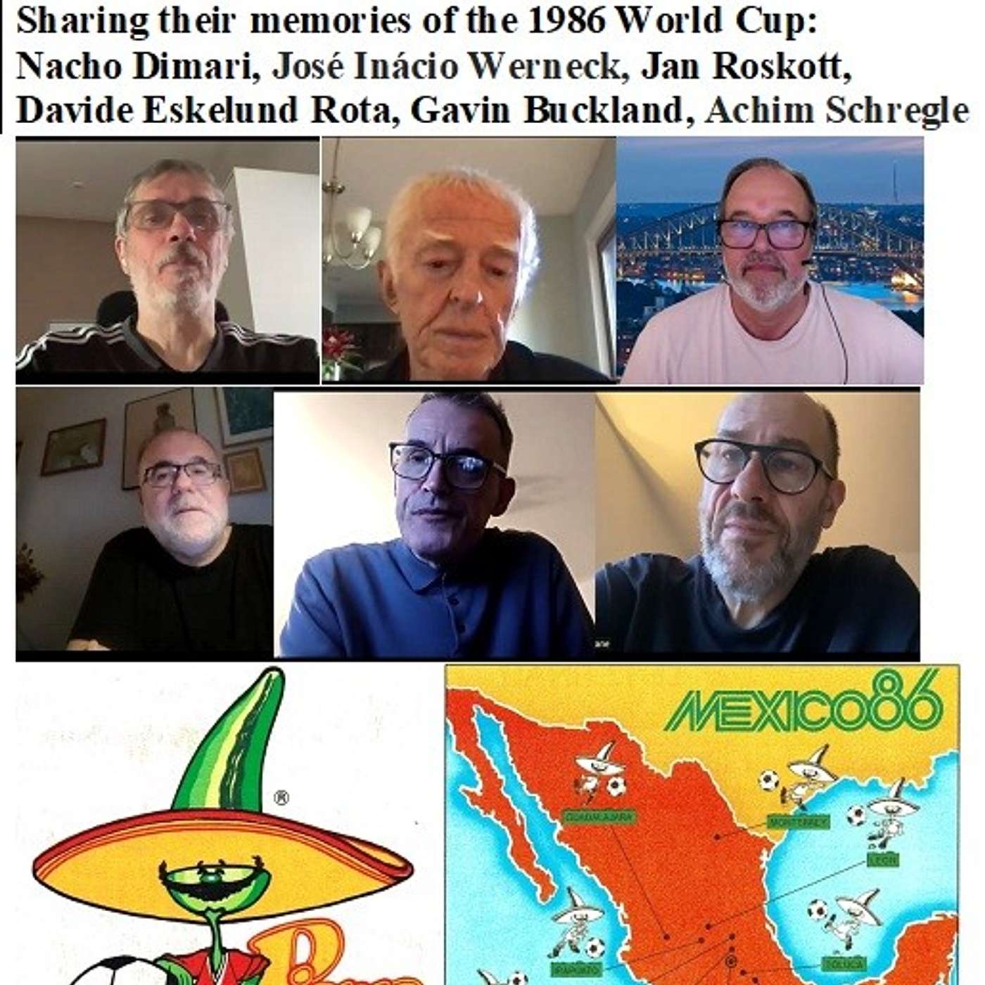 Soccernostalgia Talk Podcast-Episode 286 (1986 World Cup, 40th Anniversary special-part 1-Memories of Frequent Guests)