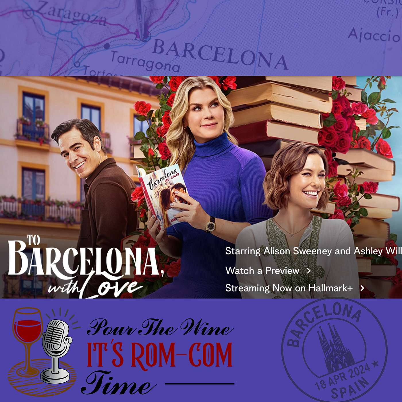 Hallmark's Passport to Love: To Barcelona, With Love episode artwork