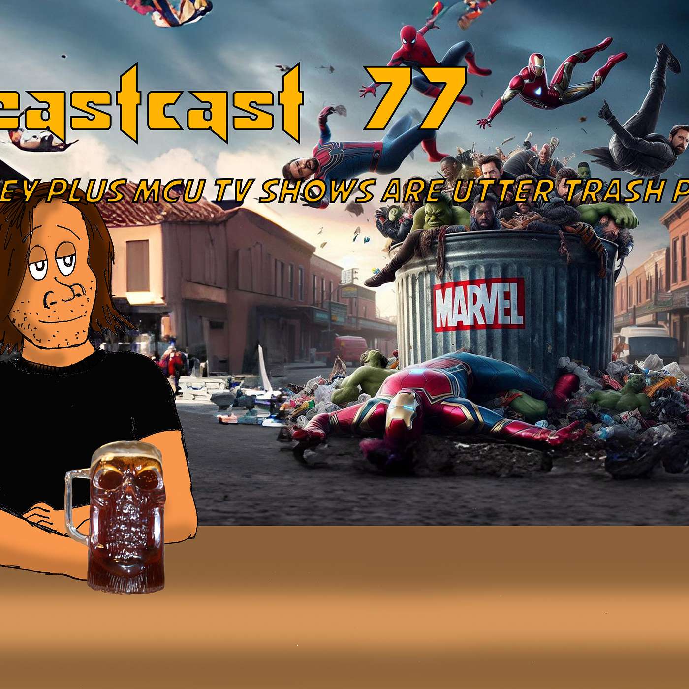 Beastcast 77 - Disney+ MCU TV shows are utter Trash Part 1