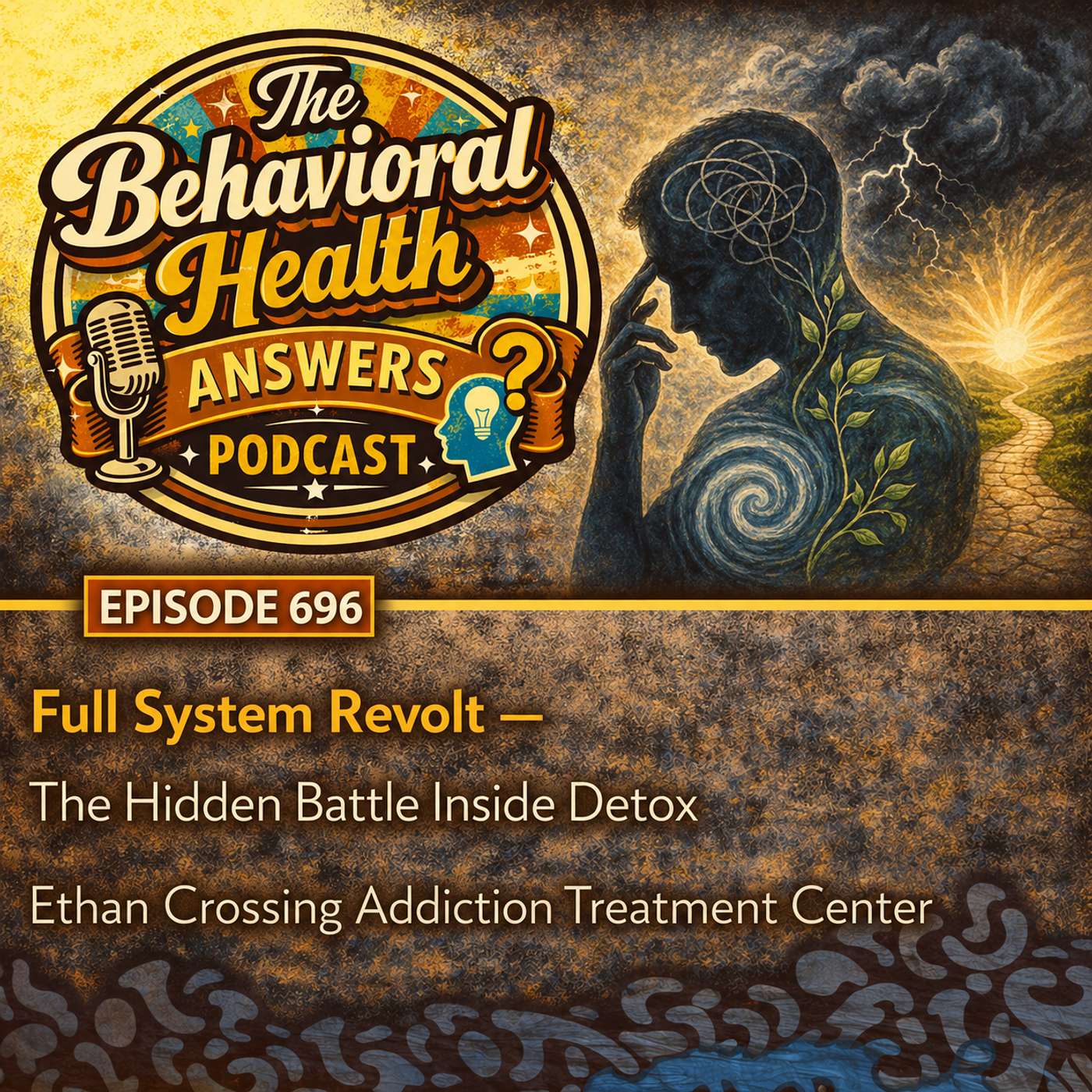 Episode 696: Full System Revolt - The Hidden Battle Inside Detox | Ethan Crossing Addiction Treatment Center episode artwork
