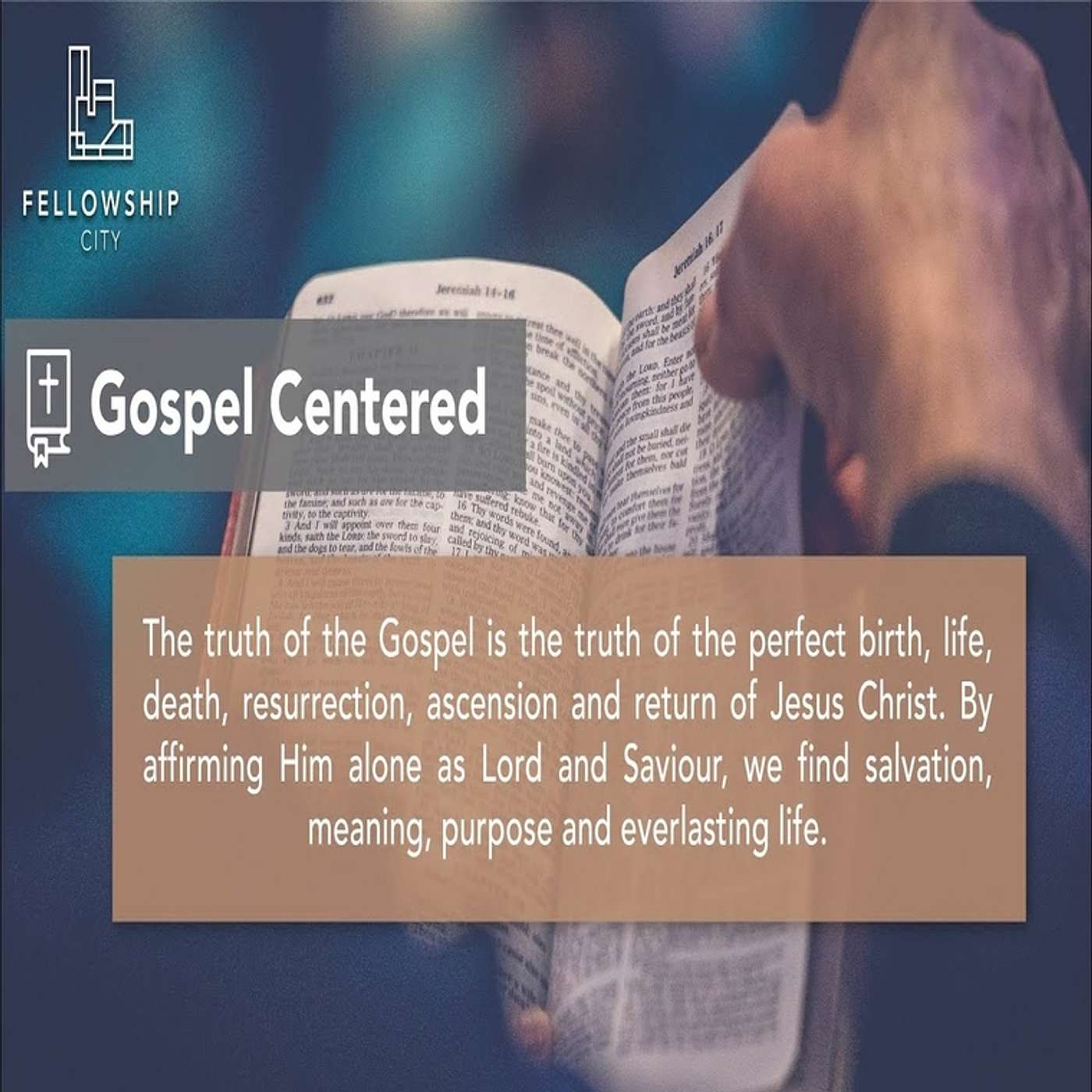 Who We Are: Gospel Centered - Acts 1:1-3 episode artwork