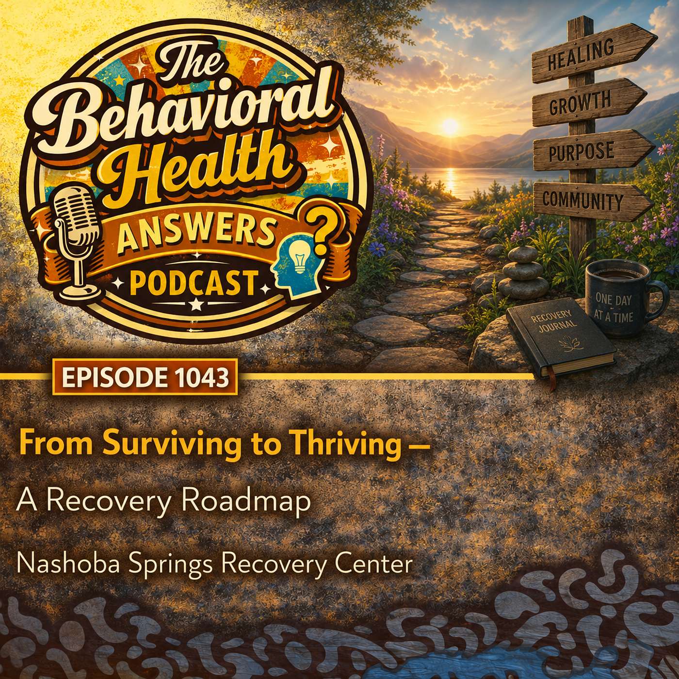 Episode 1043: From Surviving to Thriving - A Recovery Roadmap | Nashoba Springs Recovery Center episode artwork