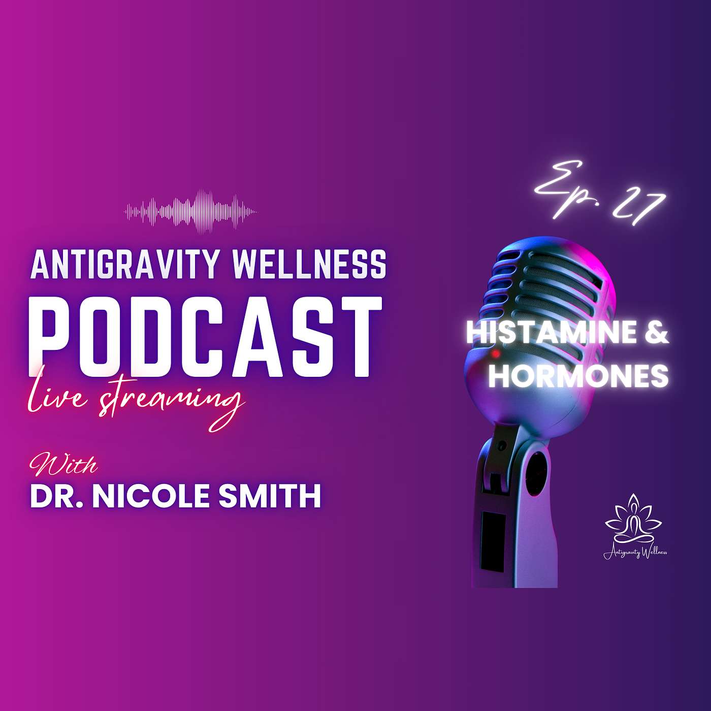 Episode 27: Histamine & Hormones: What Every Perimenopausal Woman Should Know episode artwork