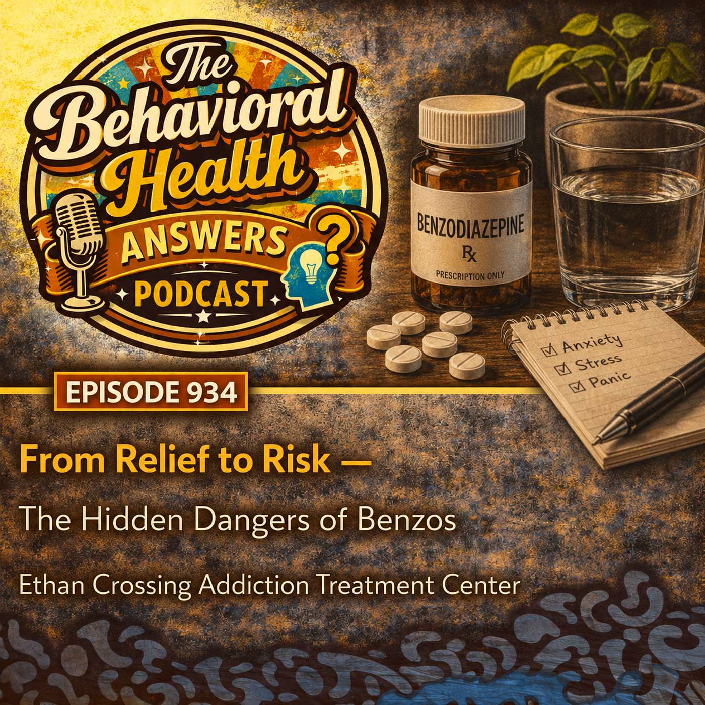 Episode 934: From Relief to Risk - The Hidden Dangers of Benzos | Ethan Crossing Addiction Treatment Center episode artwork