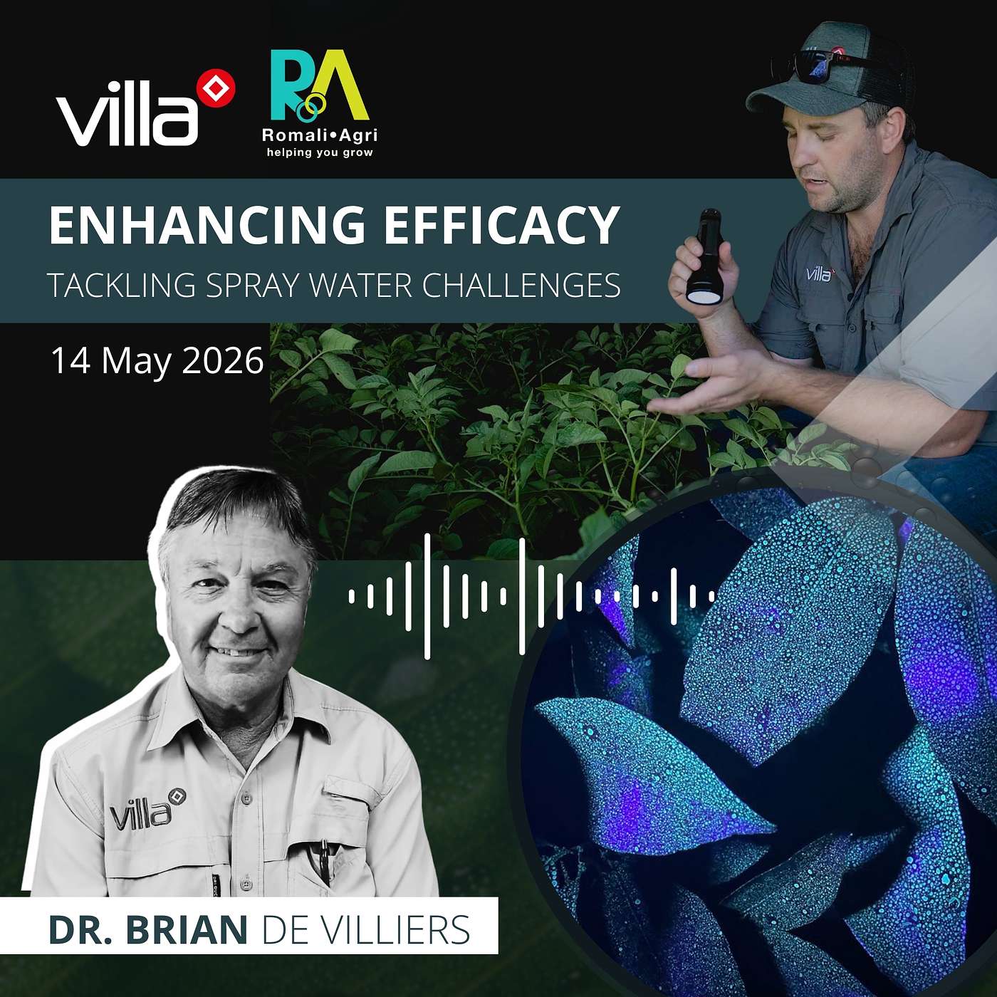 Enhancing efficacy | Tackling Spray Water Challenges | Villa Crop Protection | Dr Brian de Villiers Unlisted episode artwork