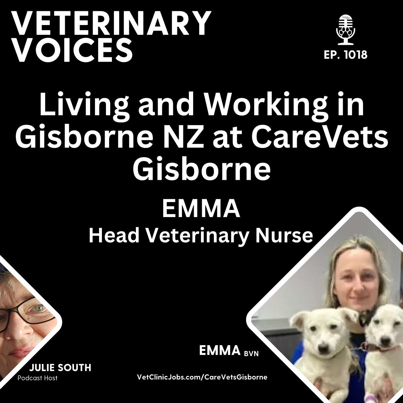 Living and Working as a Veterinary Profession at CareVets Gisborne with Emma - Head Vet Nurse - ep 1018