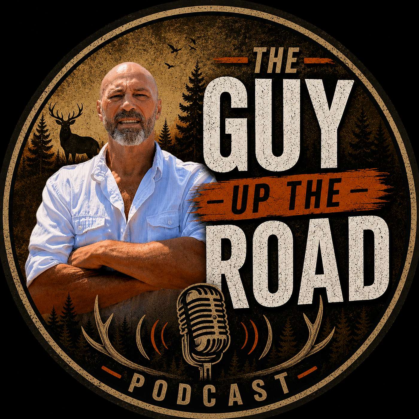 The Guy Up The Road podcast artwork