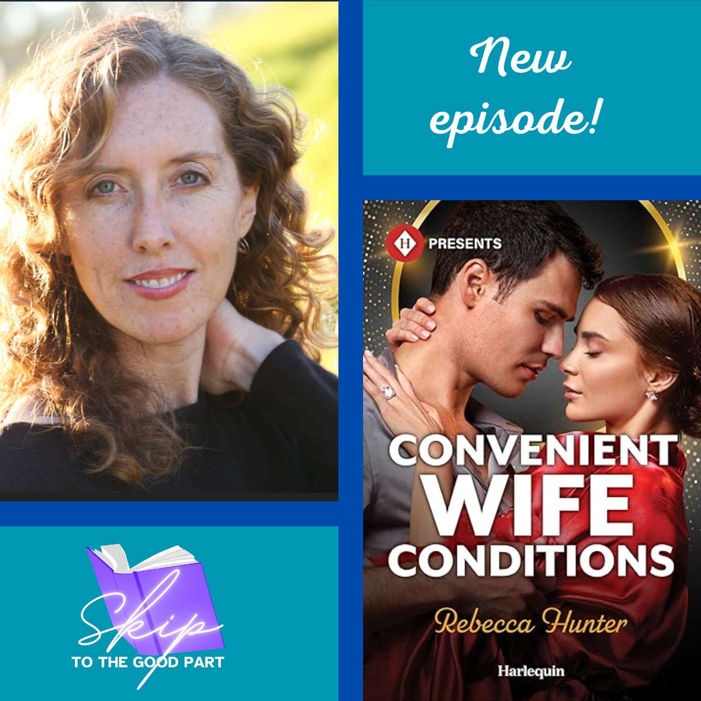 We talk category romance with the fantastic Rebecca Hunter! episode artwork