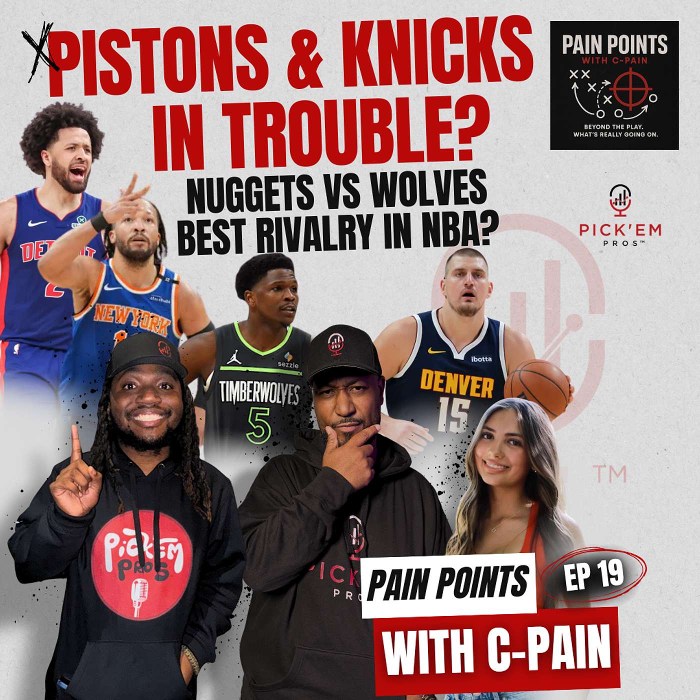 Celtics, Knicks & Pistons Collapse 😳 + Lakers Survival Mode & NBA Playoff Chaos | Pain Points Ep. 19