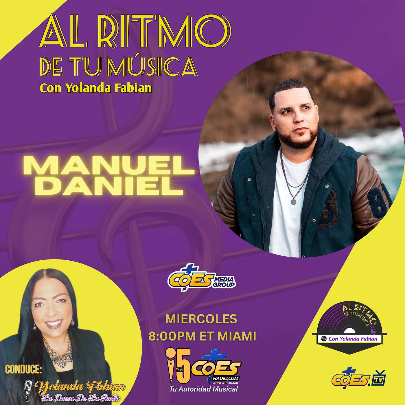 Manuel Daniel Al Ritmo de tu Música con Yolanda Fabian episode artwork
