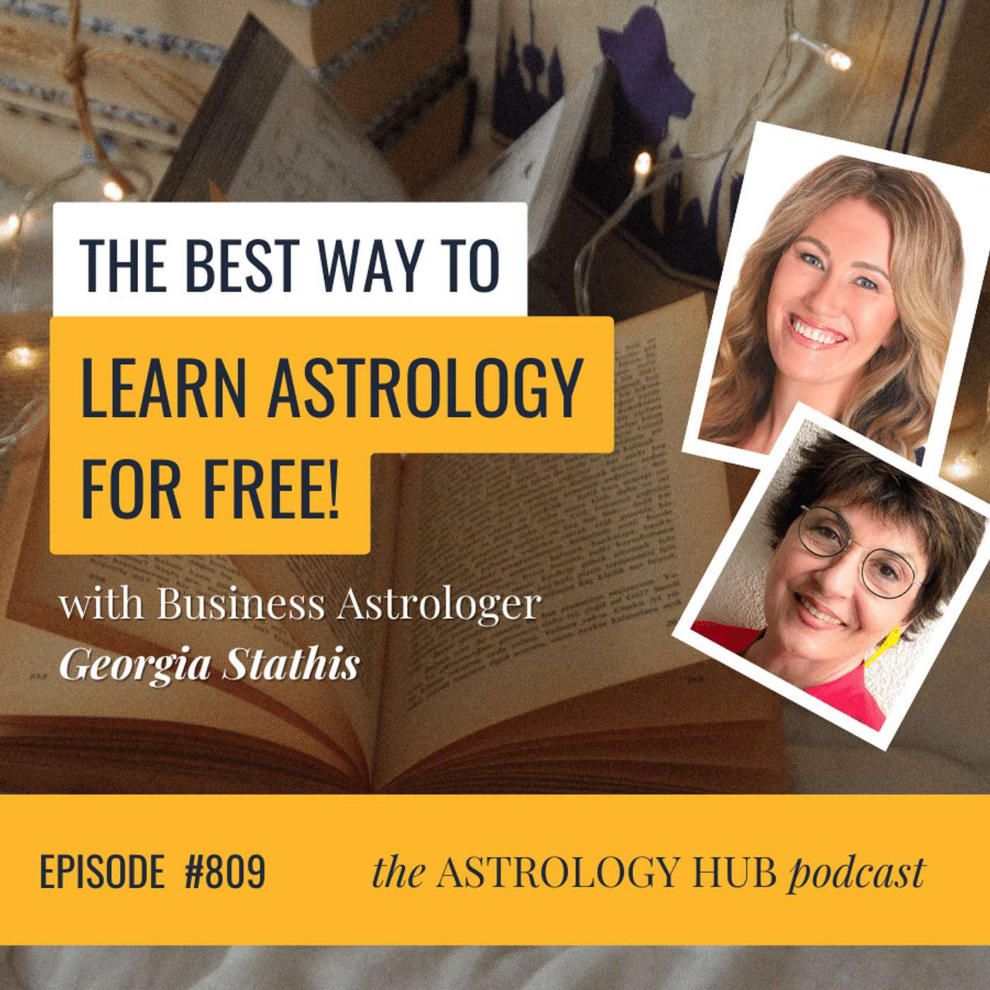 cover of episode The Best Way to Learn Astrology for Free w/ Astrologer Georgia Stathis