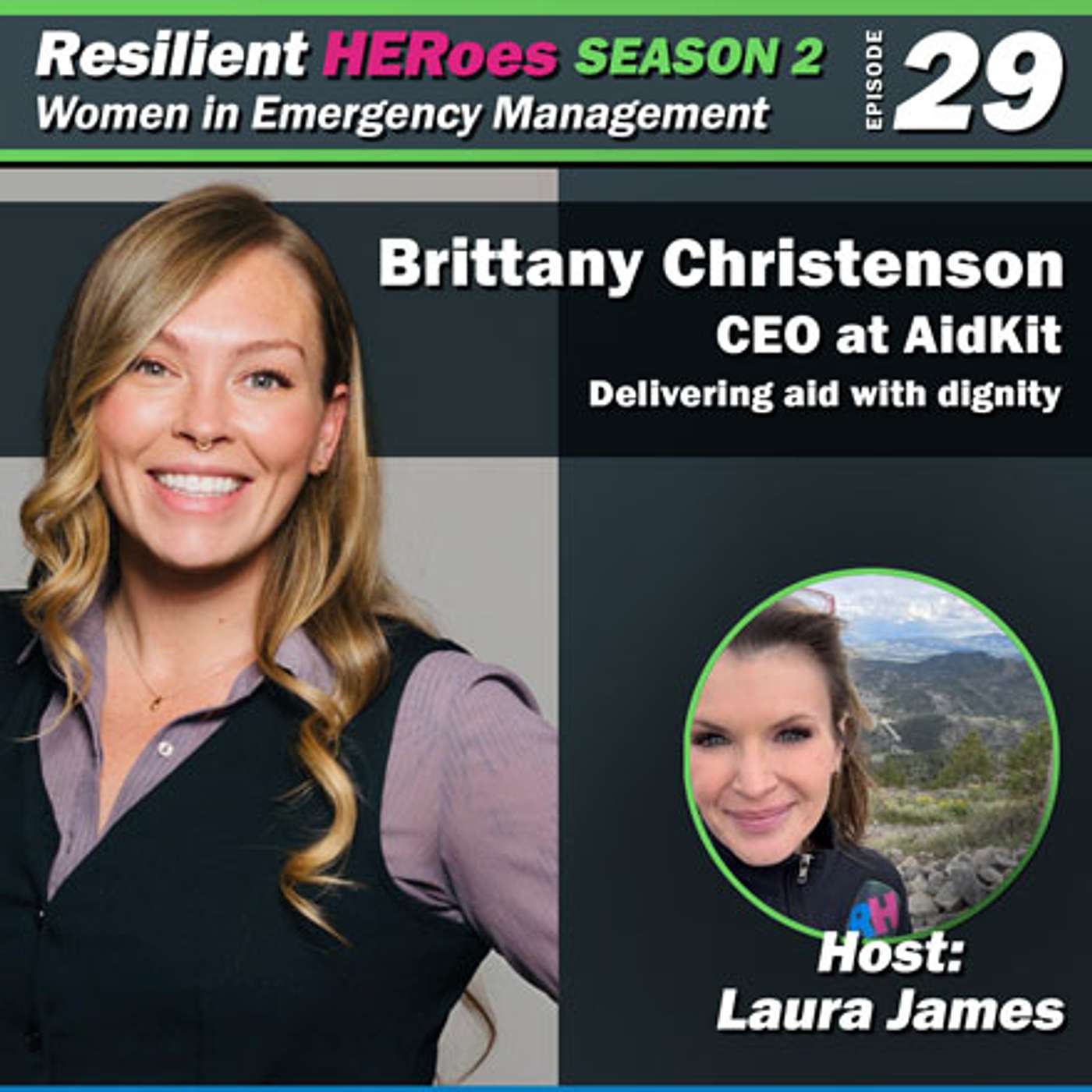 Resilient HERoes Podcast - Episode 29 - Brittany Christenson episode artwork