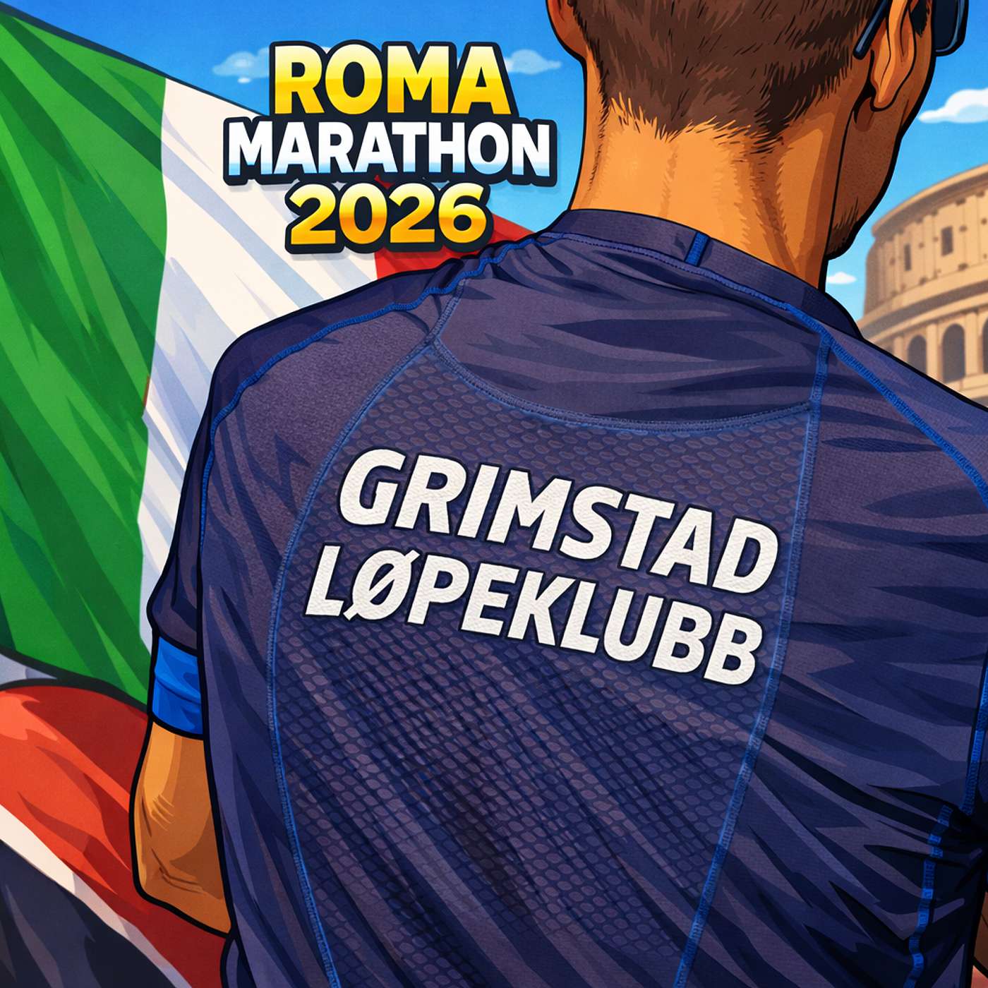 Grimstad Løpeklubb Podcast: Roma Marathon 2026