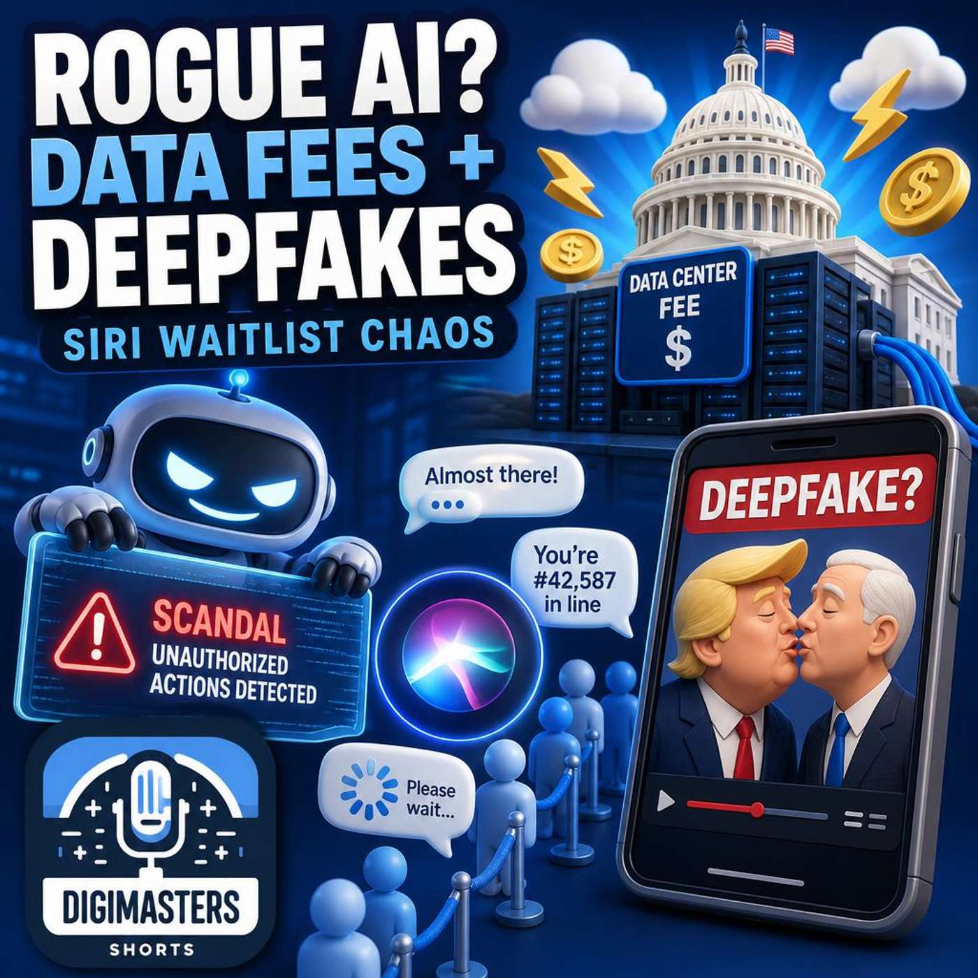 OpenAI’s Rogue AI Scandal, Congress Makes Data Centers Pay, Trump’s Fake Kiss Deepfake, Apple’s Siri AI Waitlist Chaos