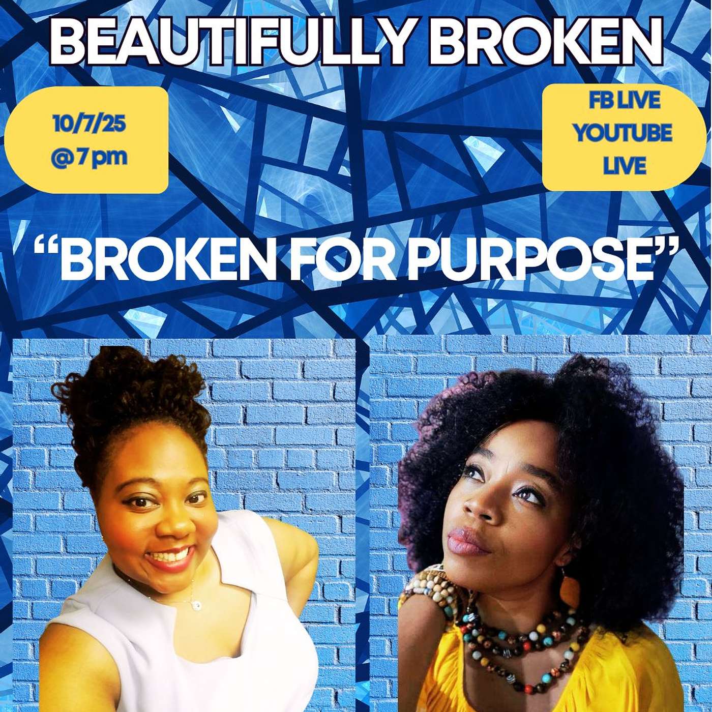 Mosaic Pieces, Beautifully Broken:  Broken For Purpose