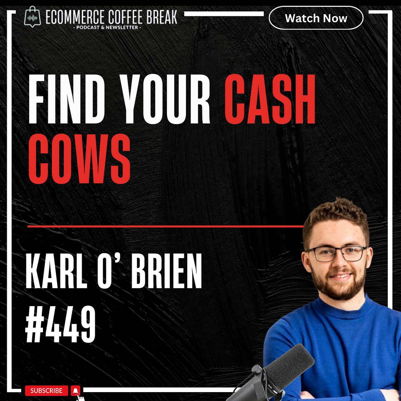 STOP Losing Money: How to Implement Profit First — Karl O'Brien | How To Find Your Hidden Cash Cows, What “Profit First” Means, How To Use Contribution Margin, Why Discounting Harms LTV, And Why Acquiring Customers For Retention Is Key (#450)