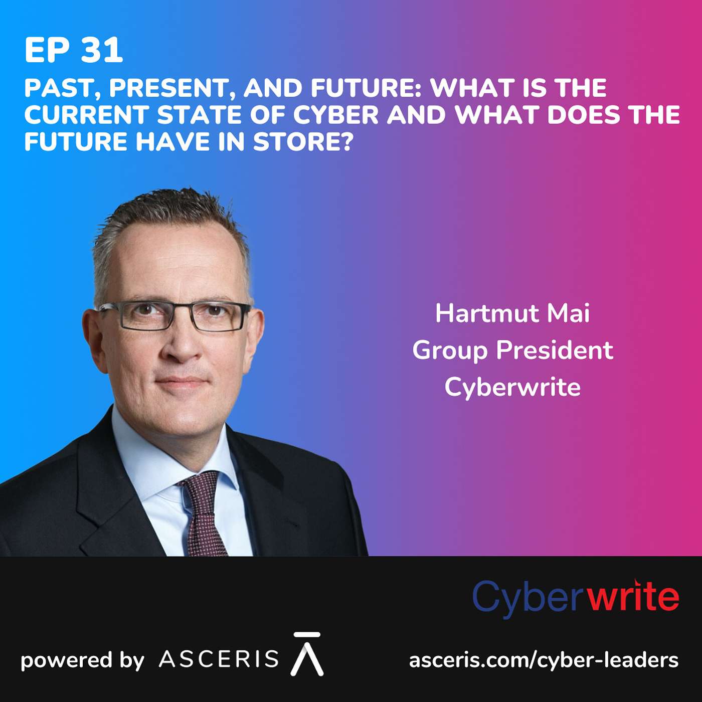 Ep. 31 - Past, Present, and Future: What Is the Current State of Cyber and What Does the Future Have in Store? - With Hartmut Mai