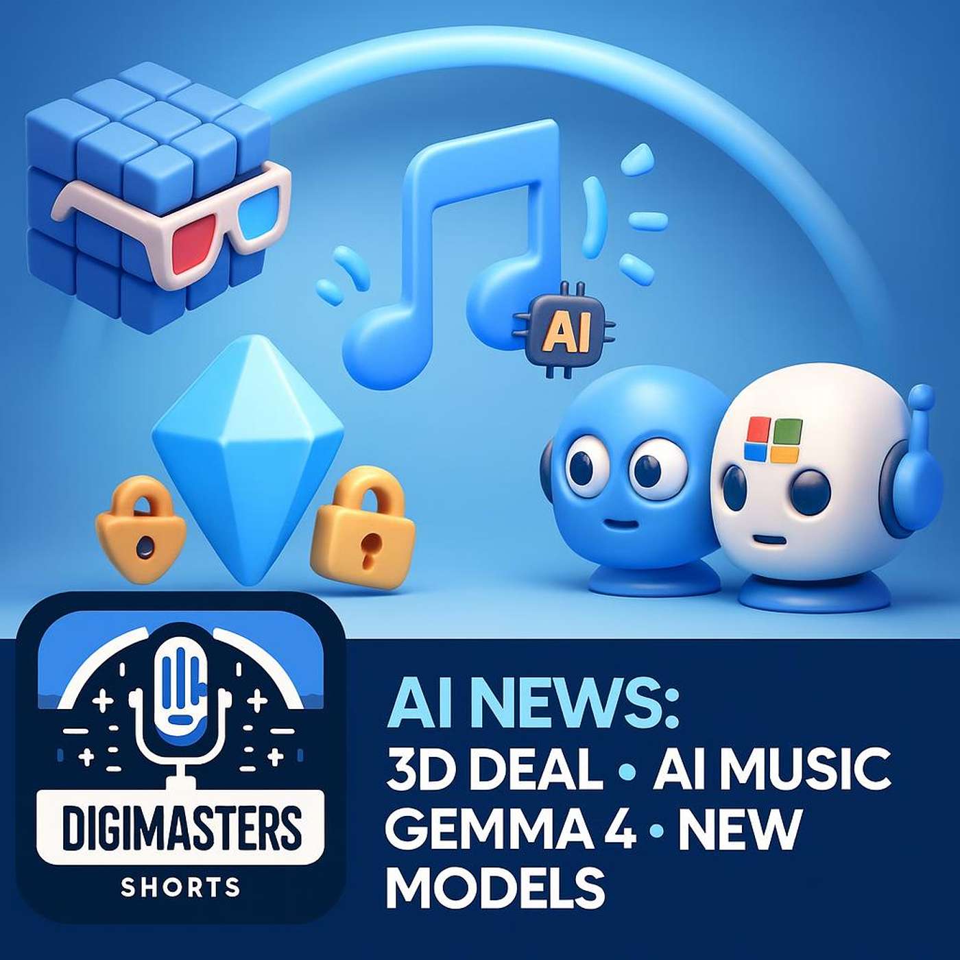 Sony Crushes Competitors with 3D Tech Buy, ElevenLabs Storms AI Music Scene, Google Drops Open Gemma 4, Microsoft Challenges OpenAI with New AI Models