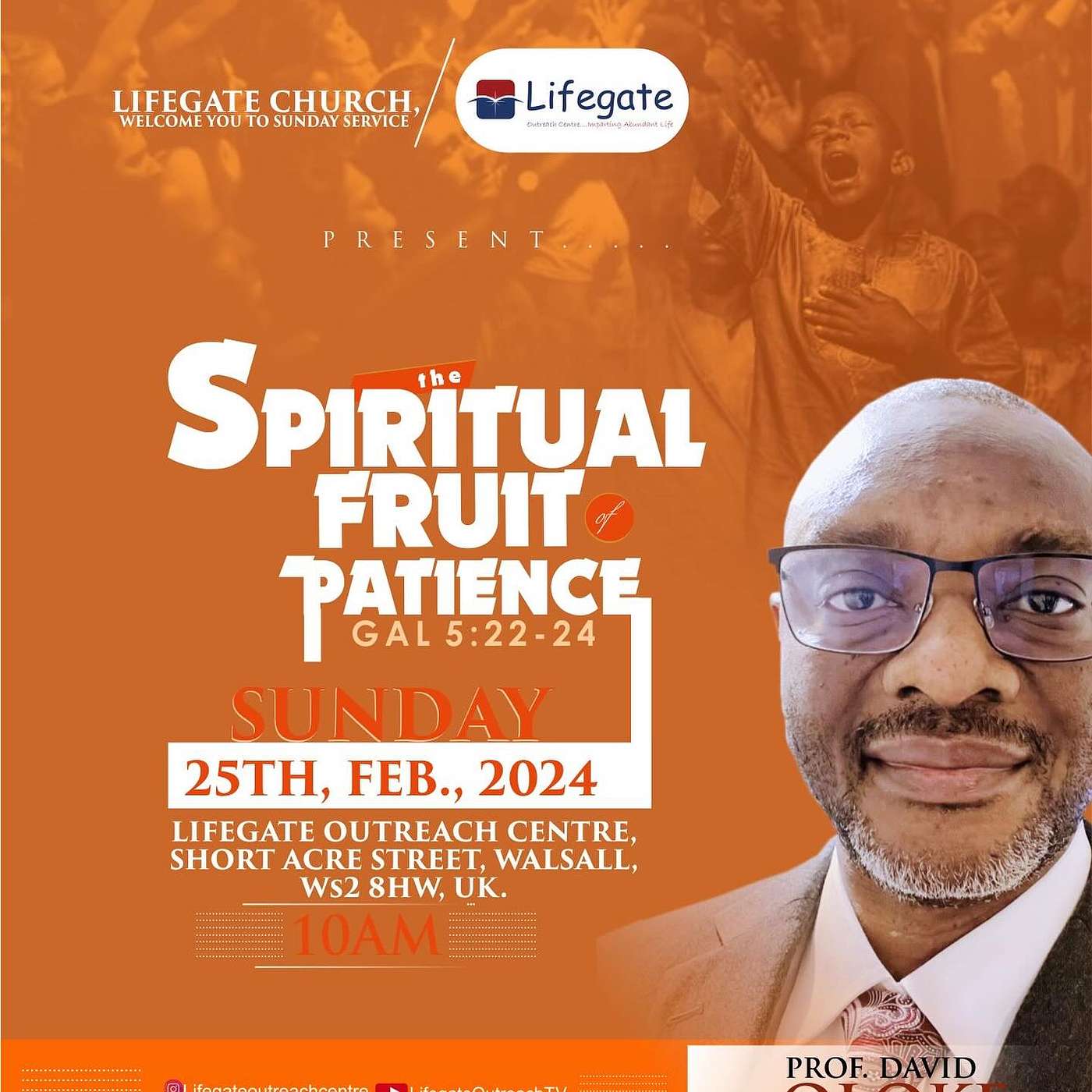The Spiritual Fruit of Patience (Session 4) - Lifegate Church - 25.2.24 episode artwork