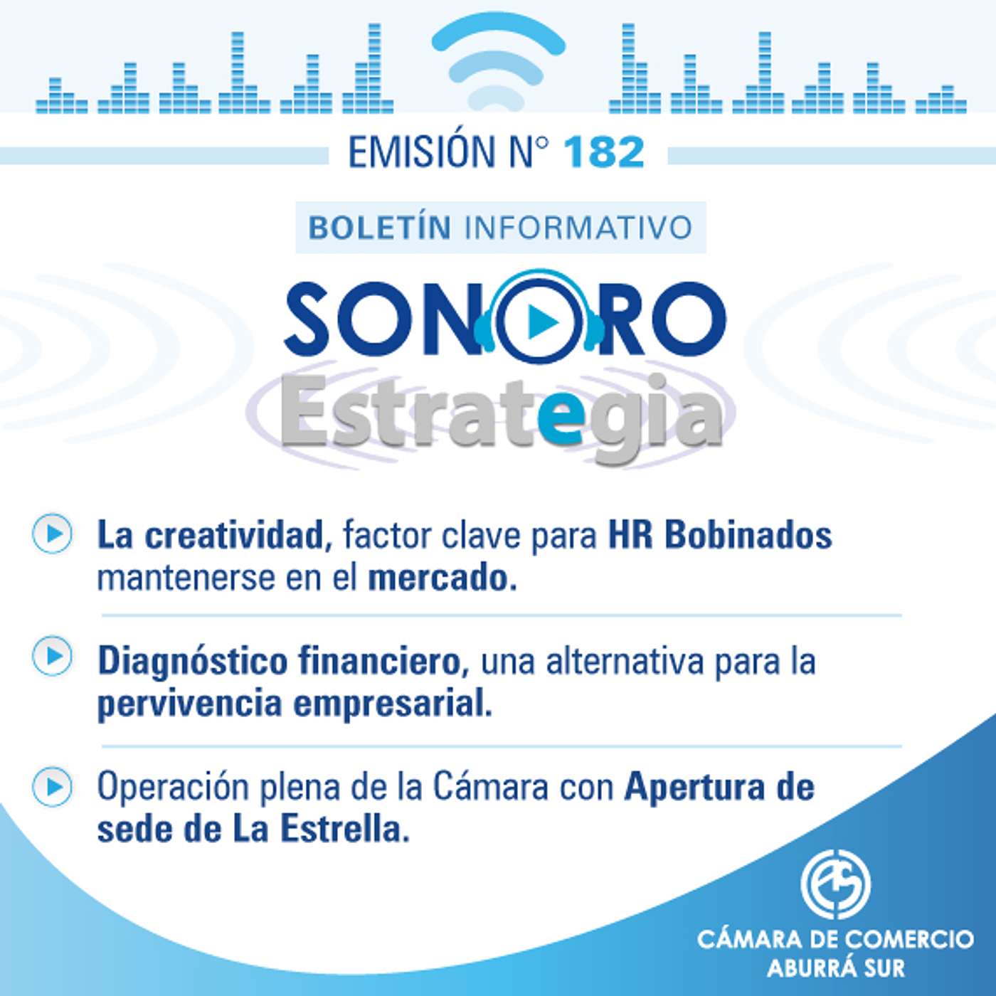 Boletín Sonoro Estrategia N°182 - Septiembre 4 de 2020 episode artwork