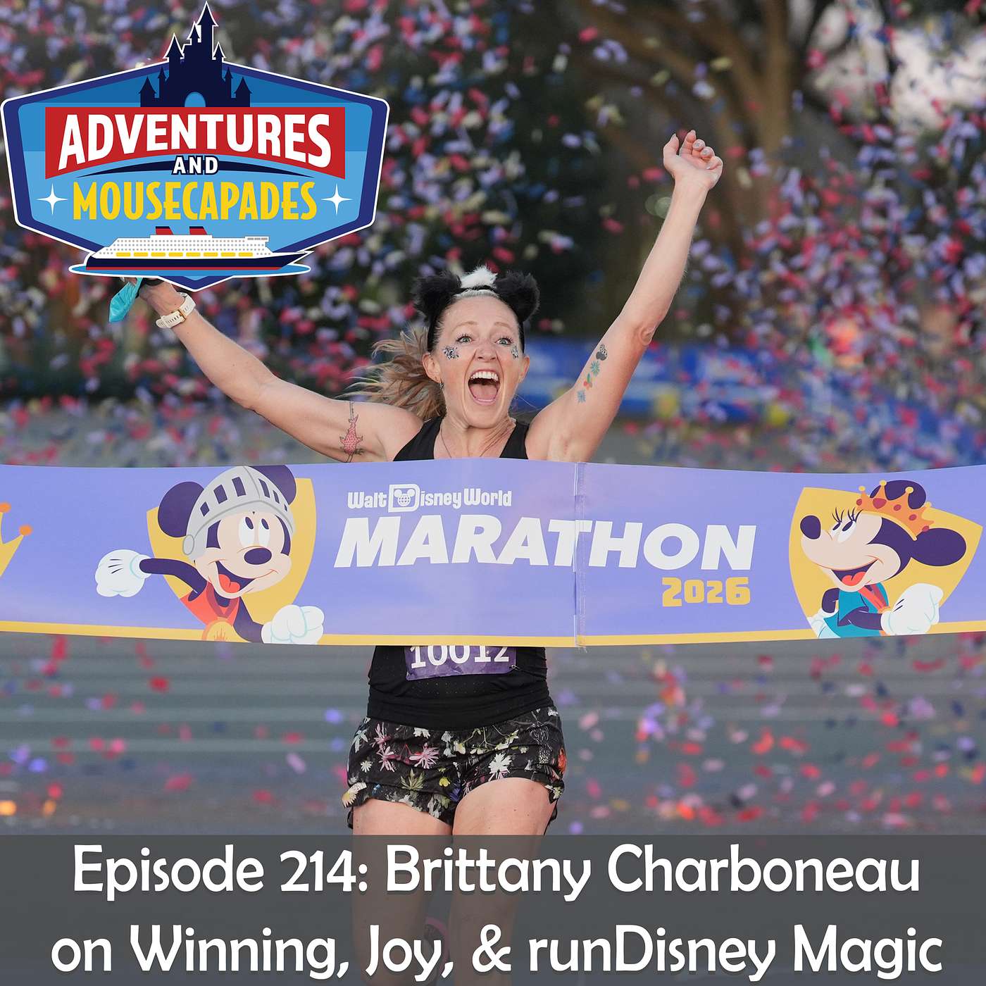 214. Brittany Charboneau on Winning, Joy, and runDisney Magic 214. Brittany Charboneau on Winning, Joy, and runDisney Magic