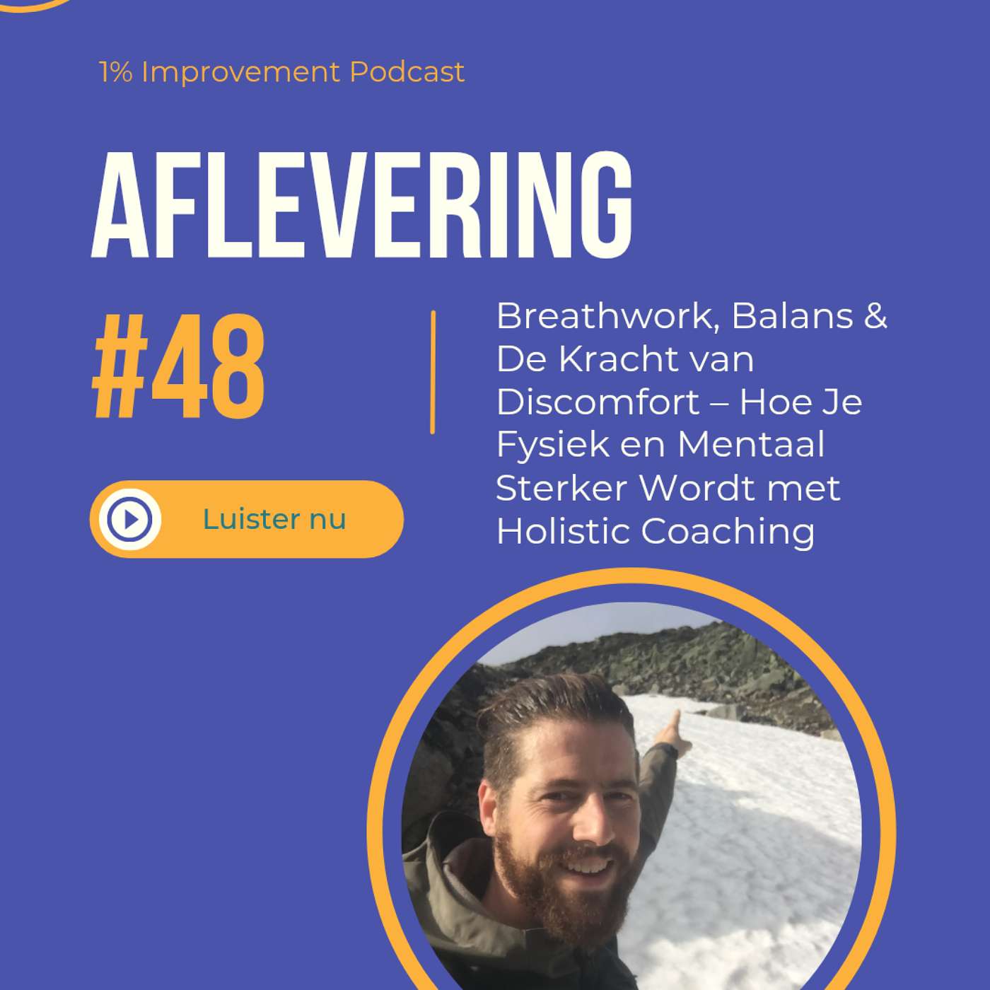Breathwork, Balans & De Kracht van Discomfort – Hoe Je Fysiek en Mentaal Sterker Wordt met Holistic Coaching | Afl. 48 episode artwork