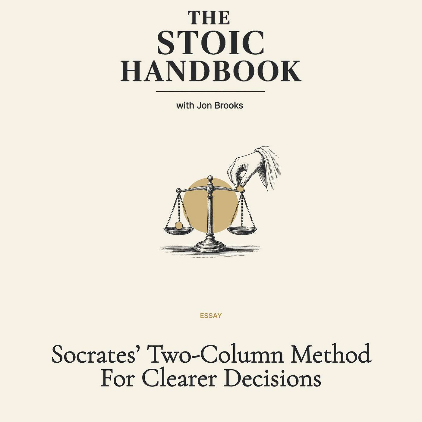Socrates’ Two-Column Method For Clearer Decisions episode artwork