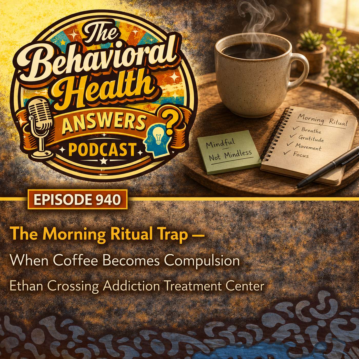 Episode 940: The Morning Ritual Trap - When Coffee Becomes Compulsion | Ethan Crossing Addiction Treatment Center episode artwork