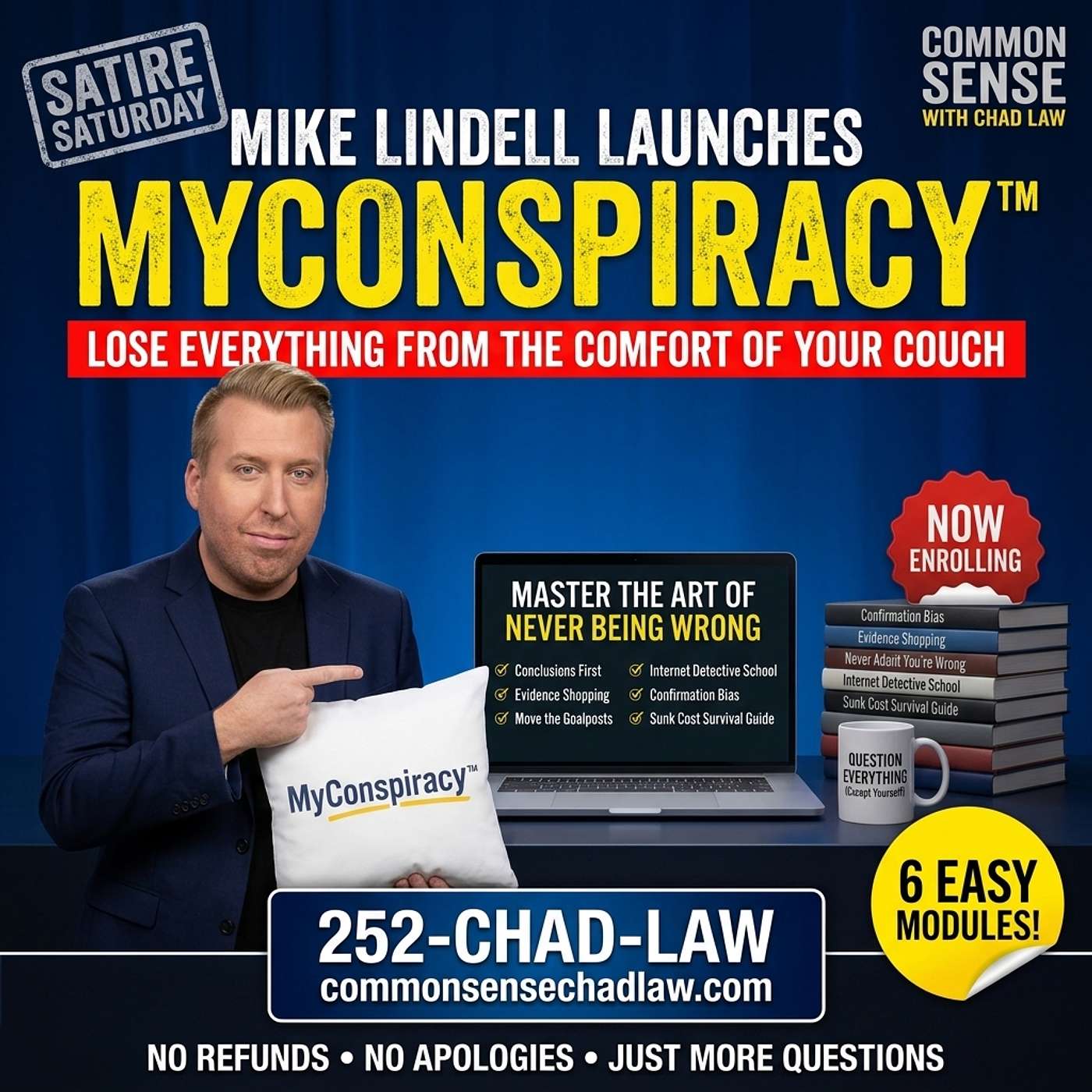 Mike Lindell Launches MyConspiracy™: Lose Everything From Your Couch | Satire Saturday episode artwork