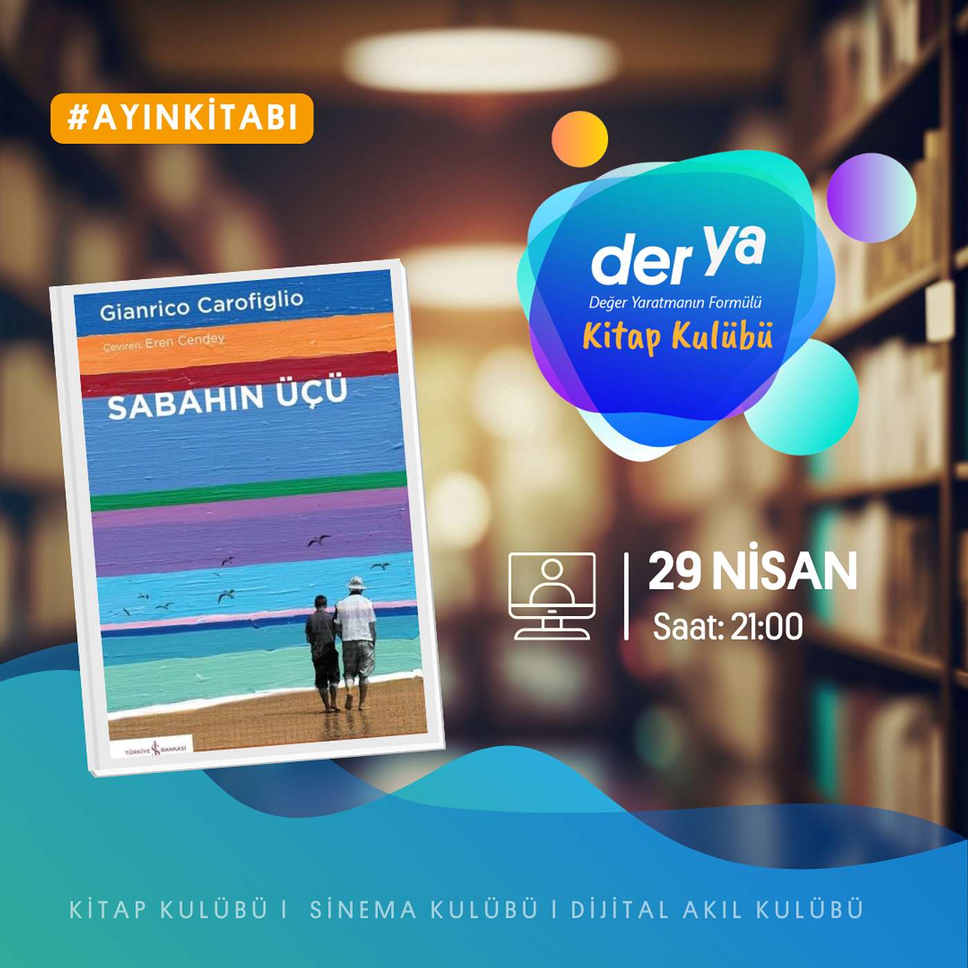 der ya Kitap Kulübü ile Sabahın Üçü