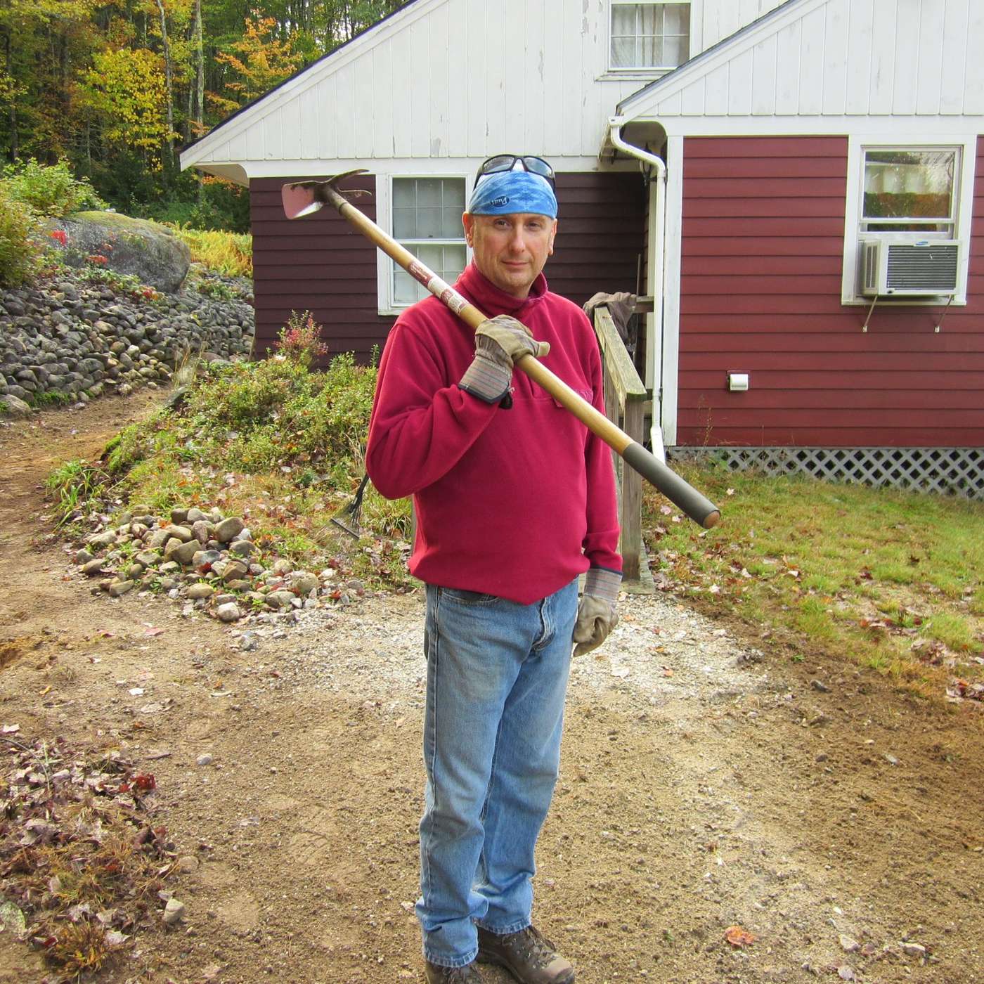 A MAN AND HIS HOE