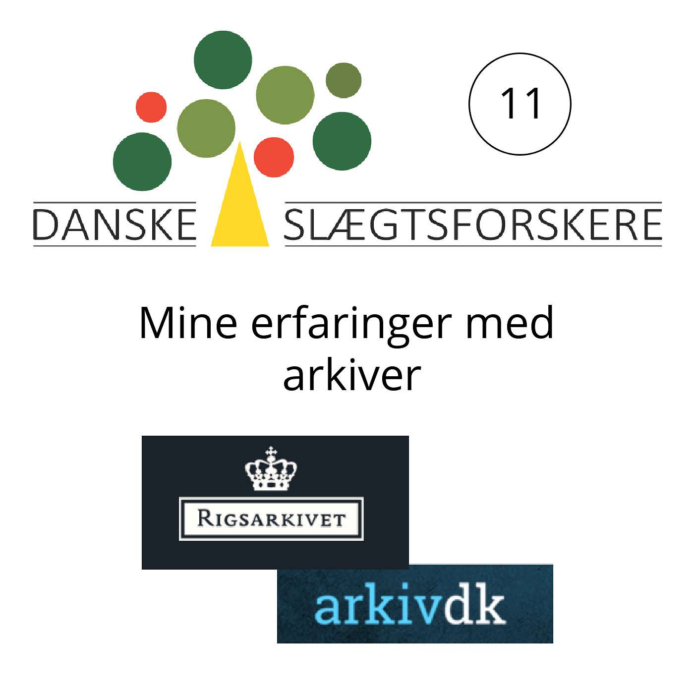 Mine erfaringer med arkiver Mine erfaringer med arkiver