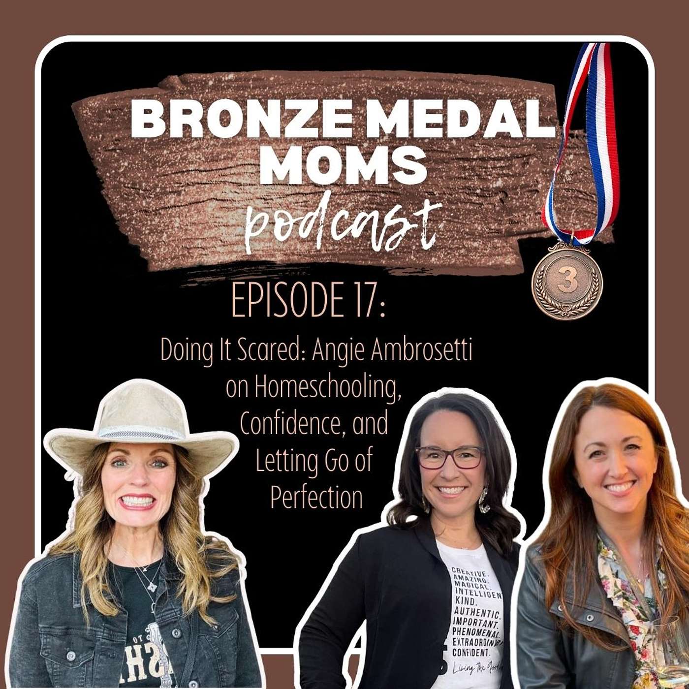 Episode 17: Doing it Scared with Homeschooling Mom of 7 and Life Coach Angie Ambrosetti