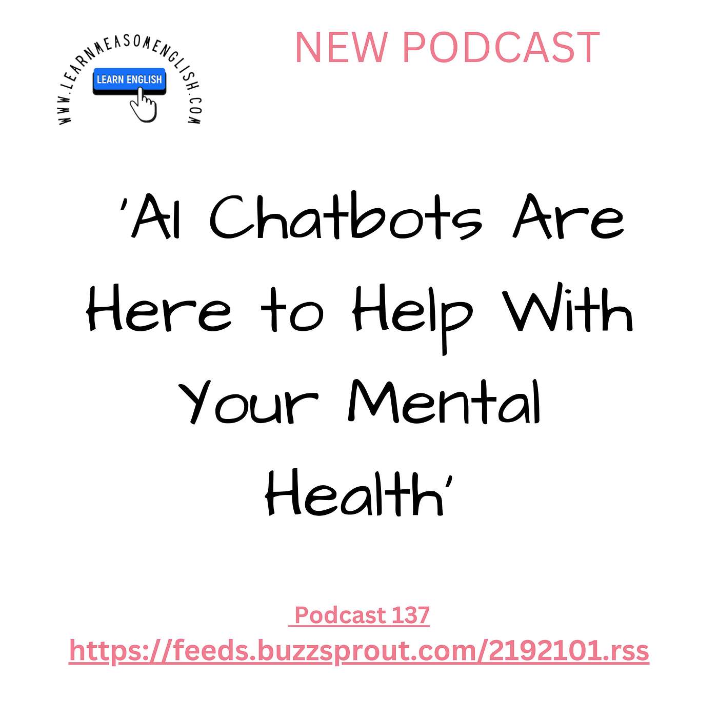 cover of episode Daily News 137 'AI Chatbots Are Here to Help With Your Mental Health'